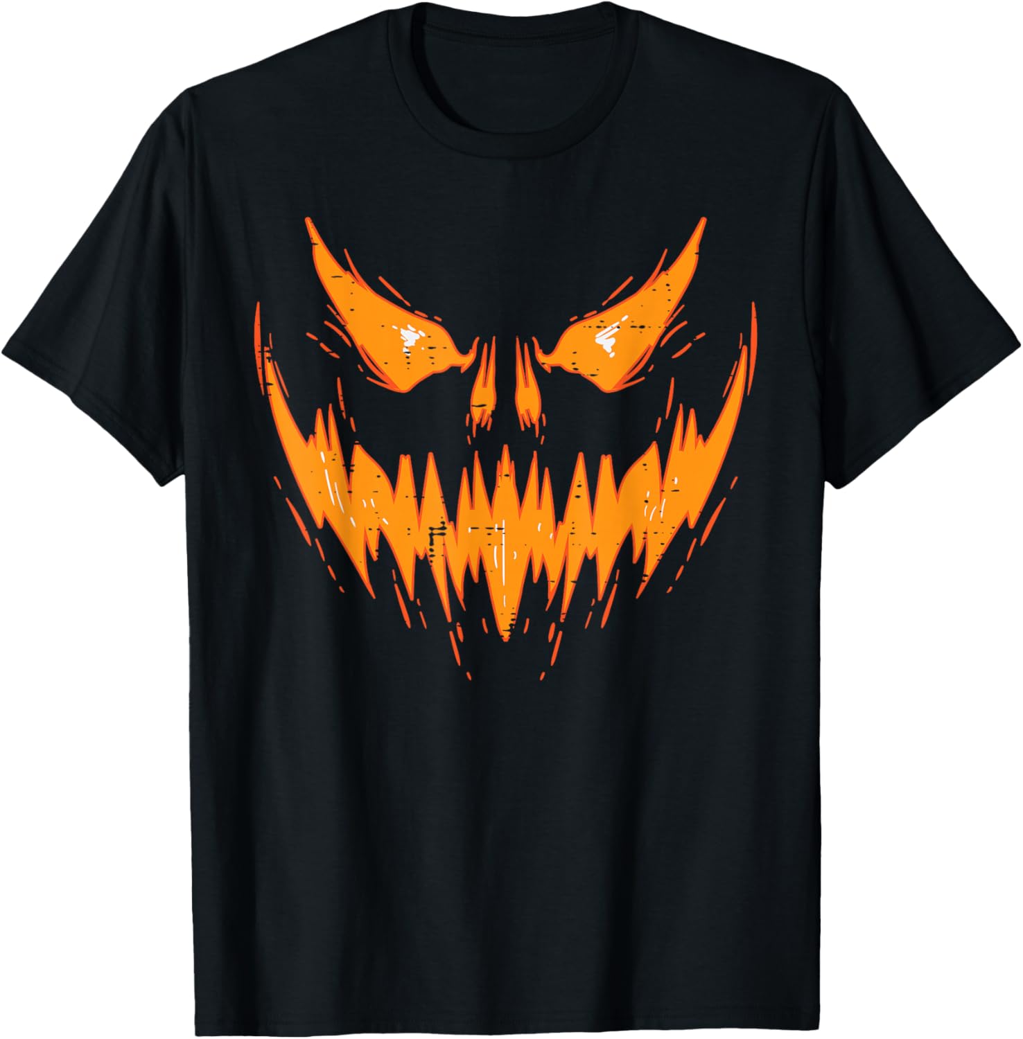 Scary Jack O Lantern Pumpkin T-Shirt for Boys Halloween Fun - 1