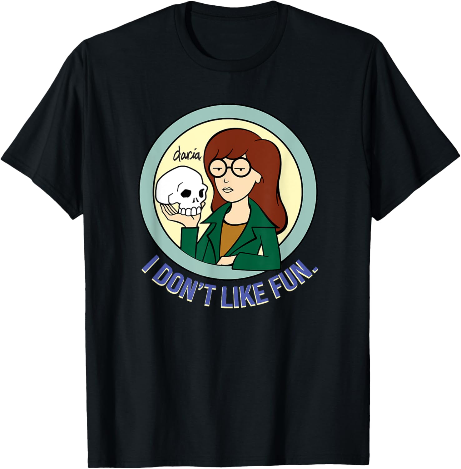 Mademark x Daria I Don't Like Fun Graphic T-Shirt for Casual Style - 4