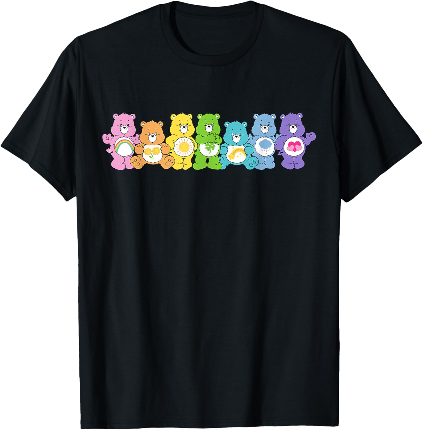 Care Bears Rainbow Kingdom Original Bears T-Shirt for Kids and Adults - 8