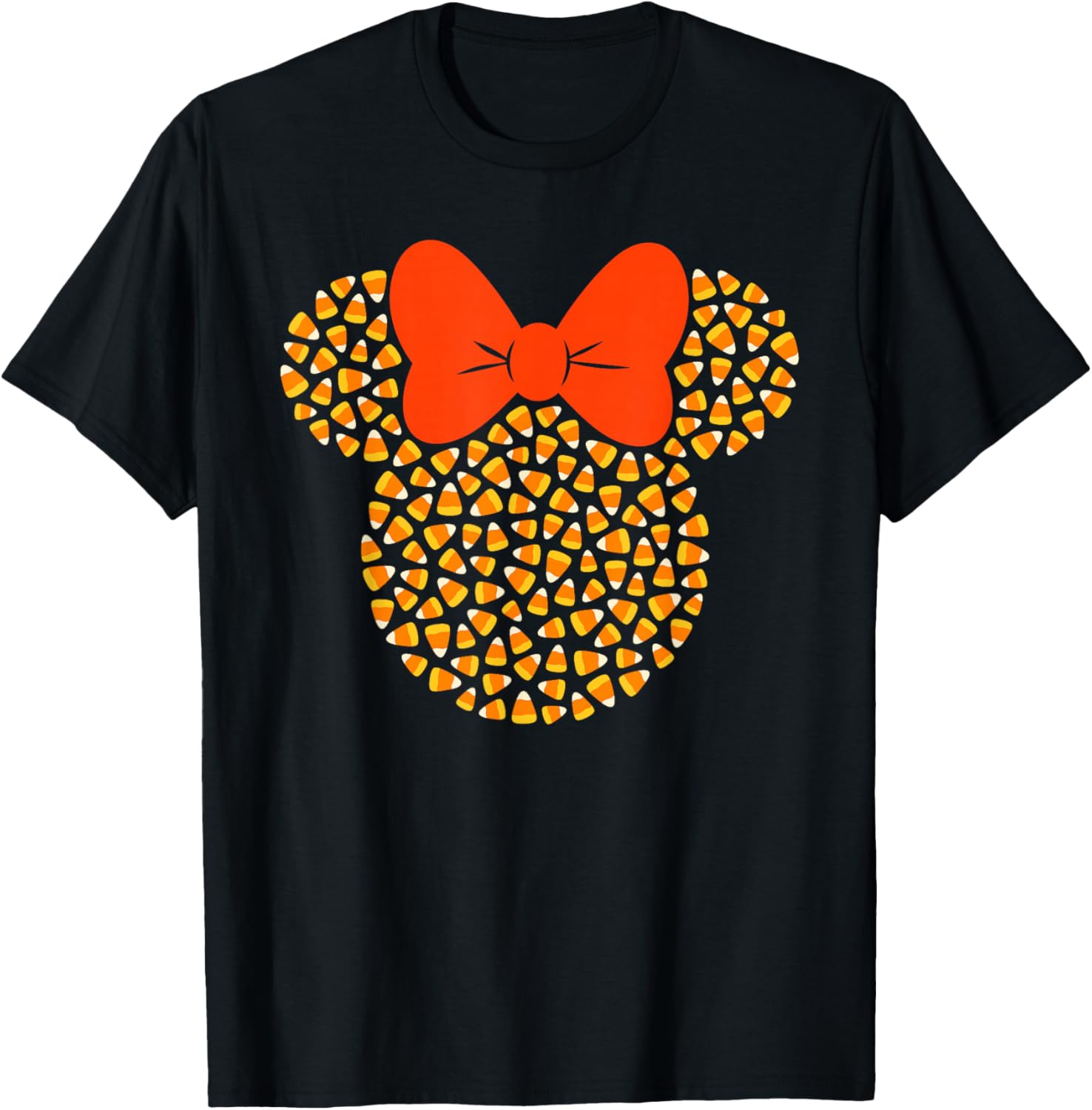 Disney Minnie Mouse Candy Corn Halloween T-Shirt for Fun Fall Celebrations - 16