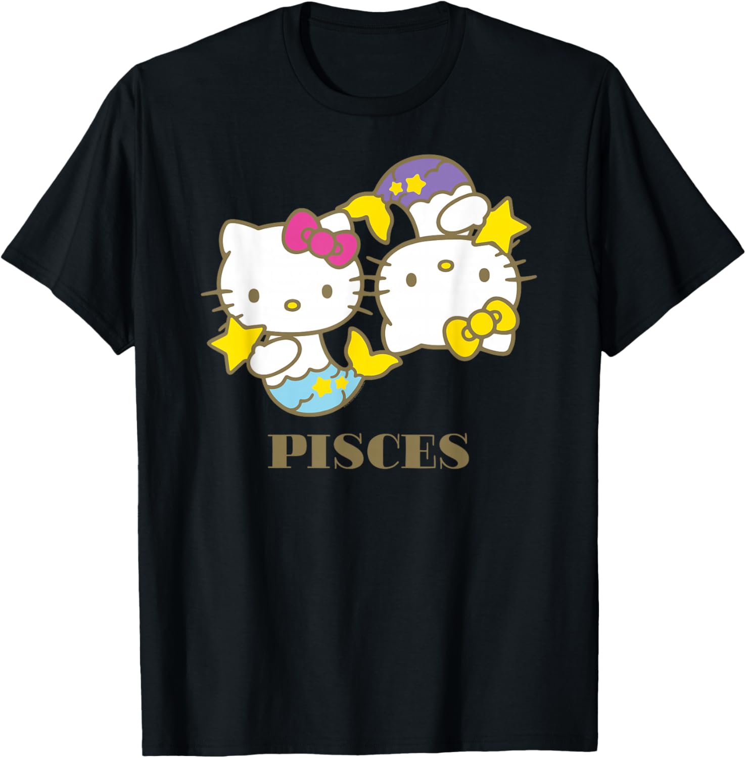 Hello Kitty Pisces T-Shirt Cute Zodiac Apparel for Women and Kids - 16