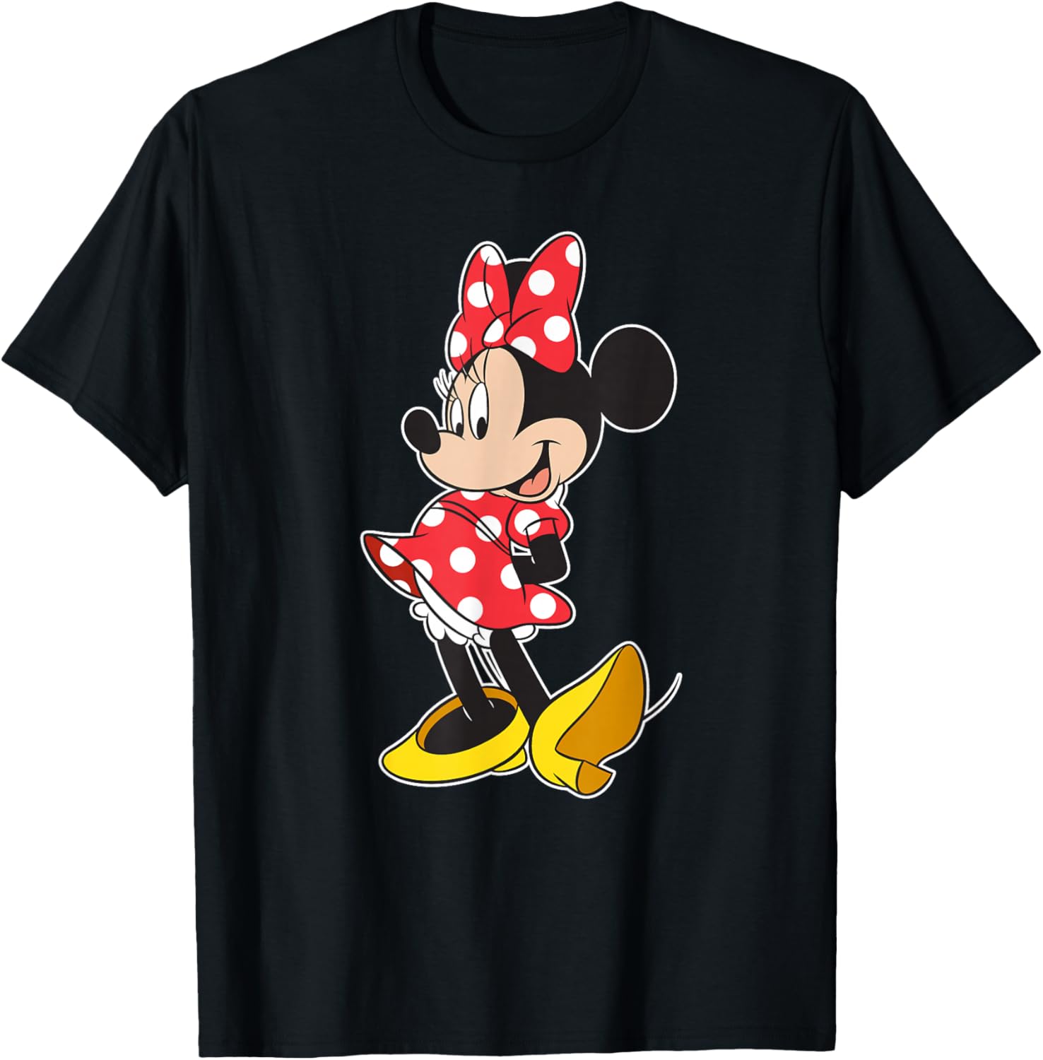 Cute Disney Minnie Mouse Classic Pose T-Shirt for Kids and Adults - 28