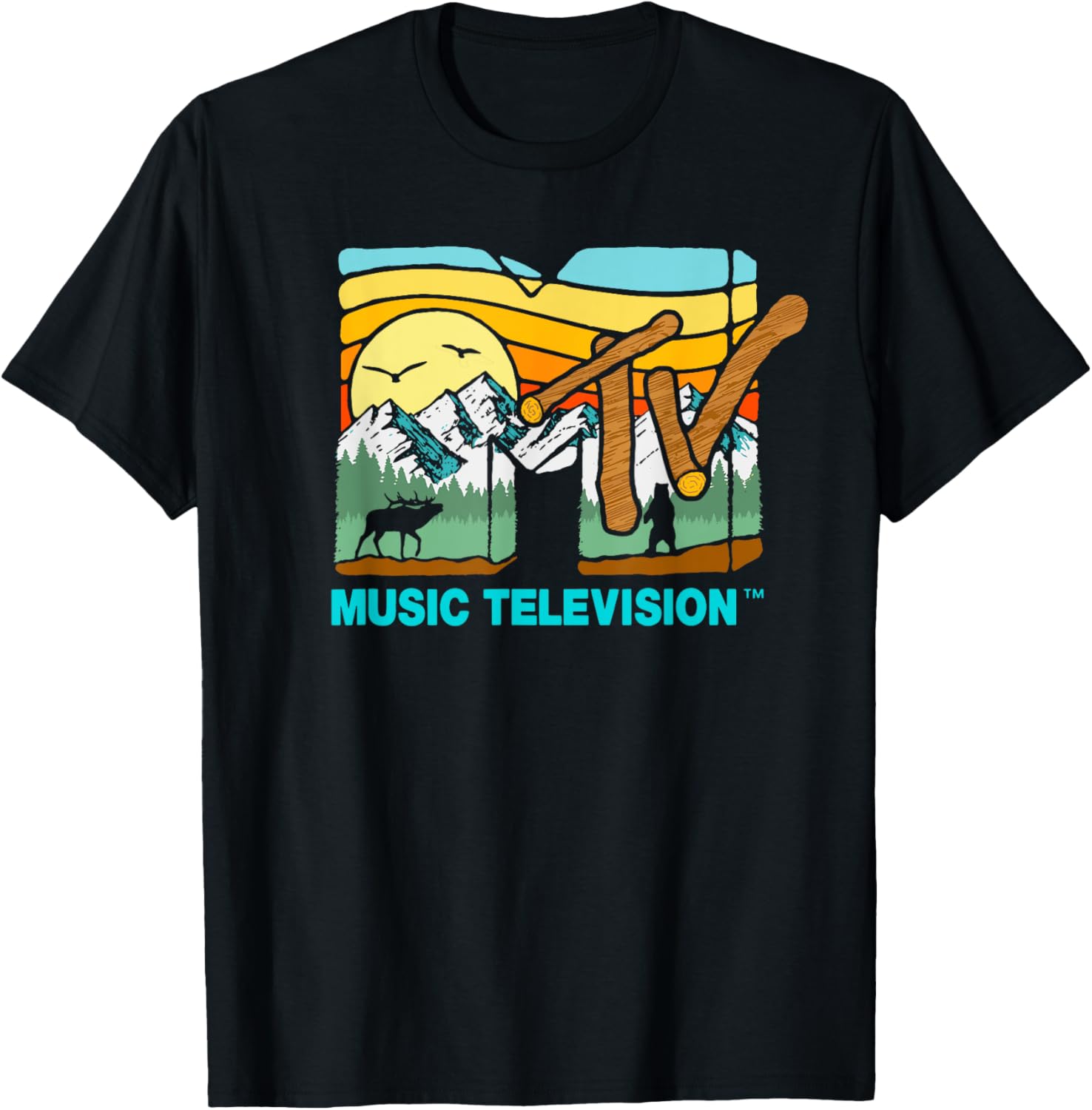 Mademark x MTV Great Outdoors Nature Logo T-Shirt for Trail Lovers - 2