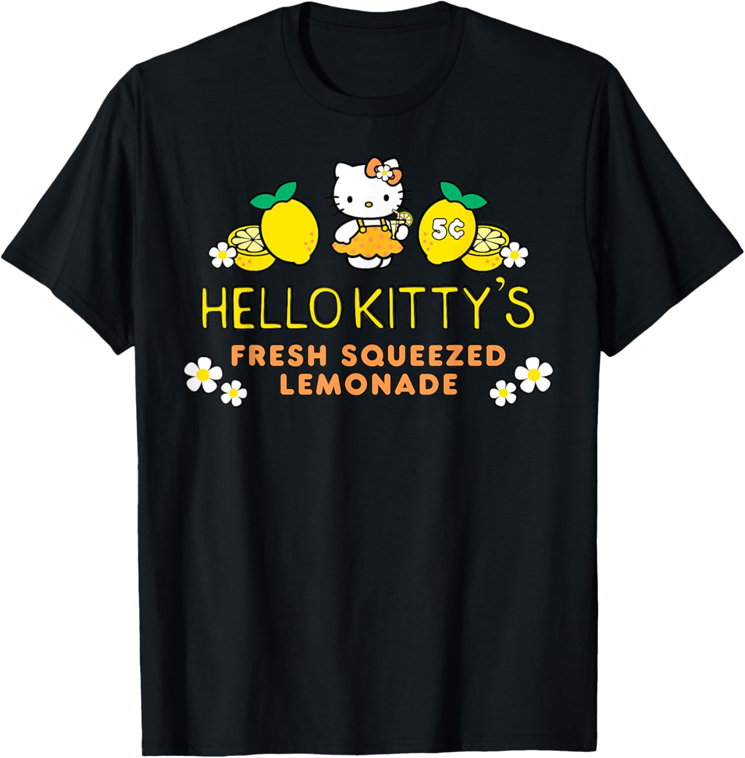 Hello Kitty Summer Lemonade T-Shirt for Fun and Stylish Days - 10