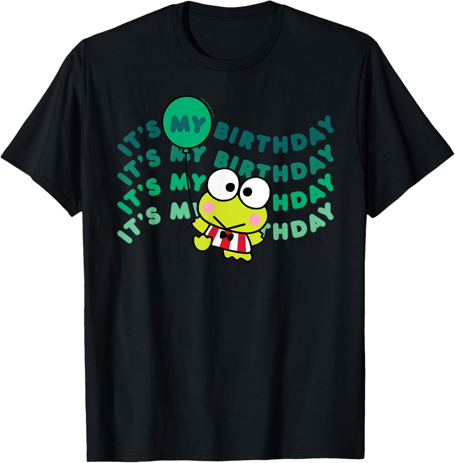 Keroppi It's My Birthday T-Shirt Fun & Cute Birthday Outfit for Kids - 6