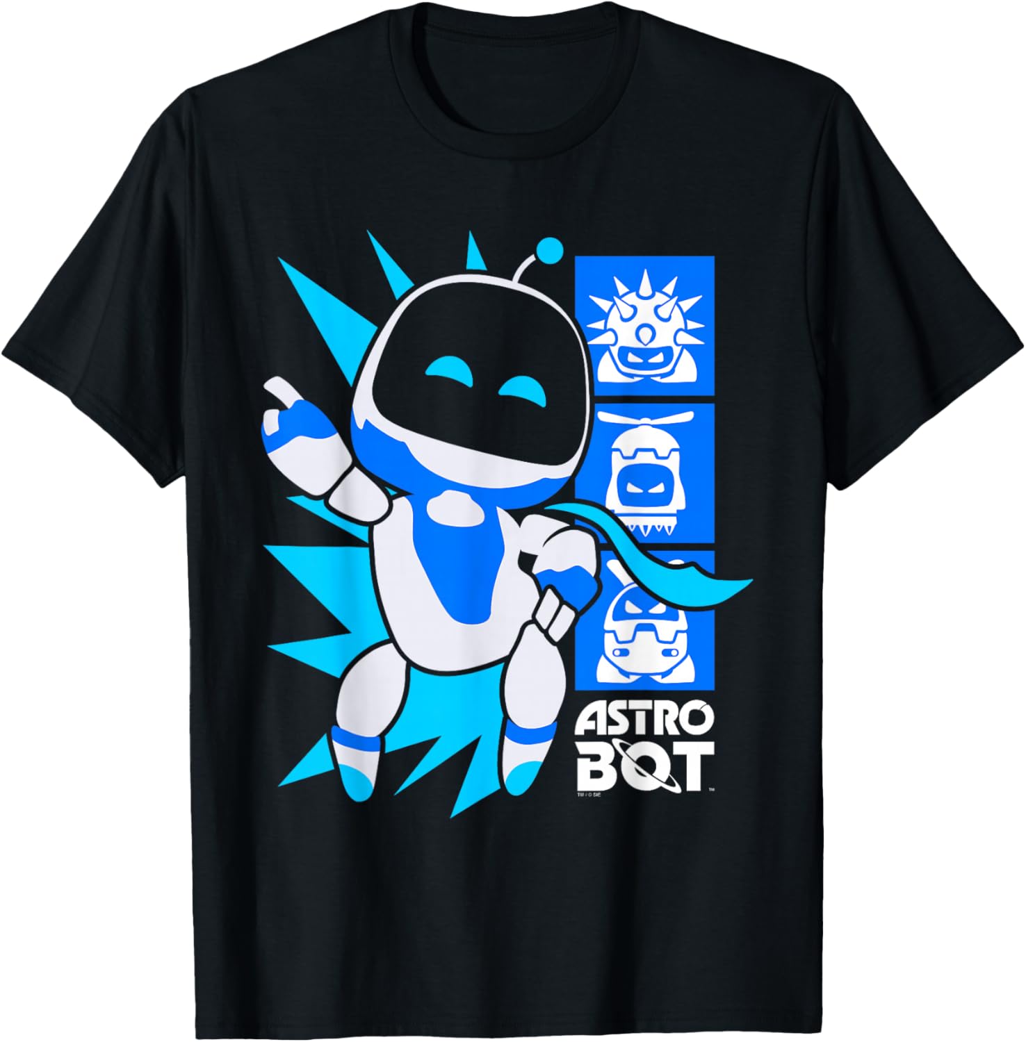 Astro Bot Rescue Mission Victory Pose Game T-Shirt for Gamers - 3