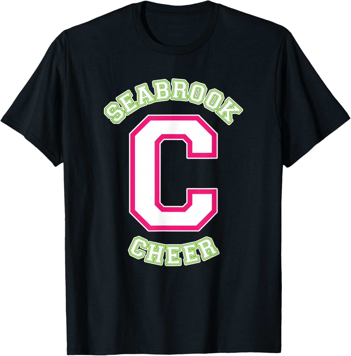 Disney Zombies Seabrook Cheer Letter C Logo T-Shirt for Fans - 5