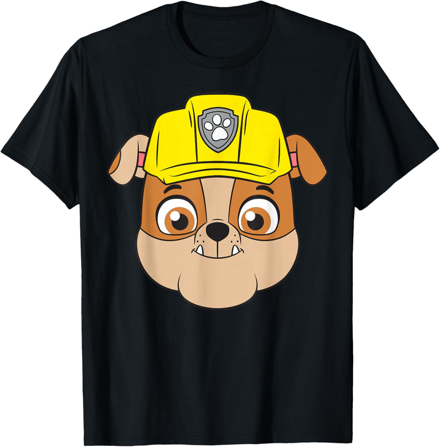 Adorable PAW Patrol RUBBLE Face T-Shirt for Kids - Fun Casual Wear - 1