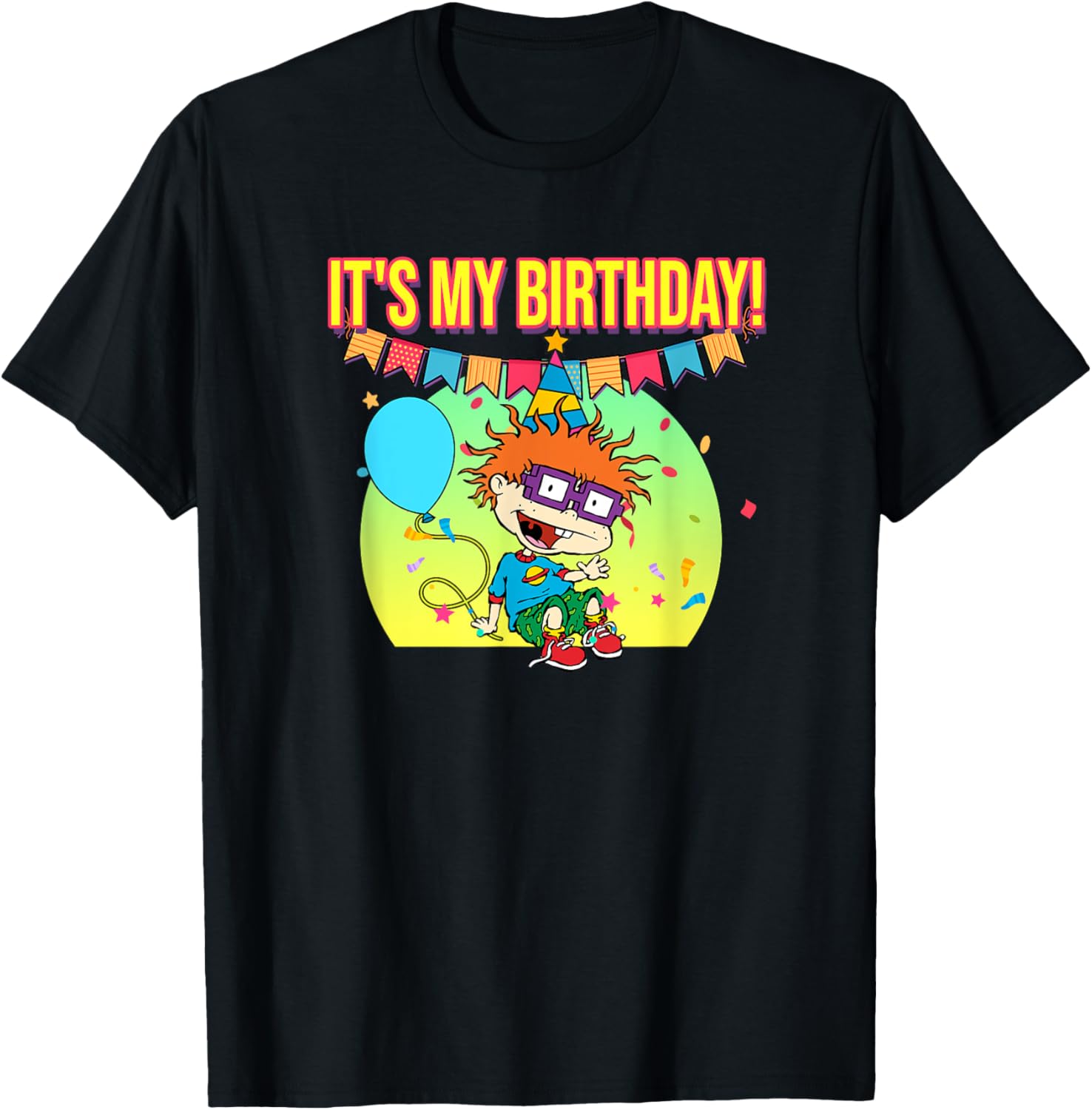 Mademark Rugrats Chuckie Finster Birthday T-Shirt for Kids and Adults - 3