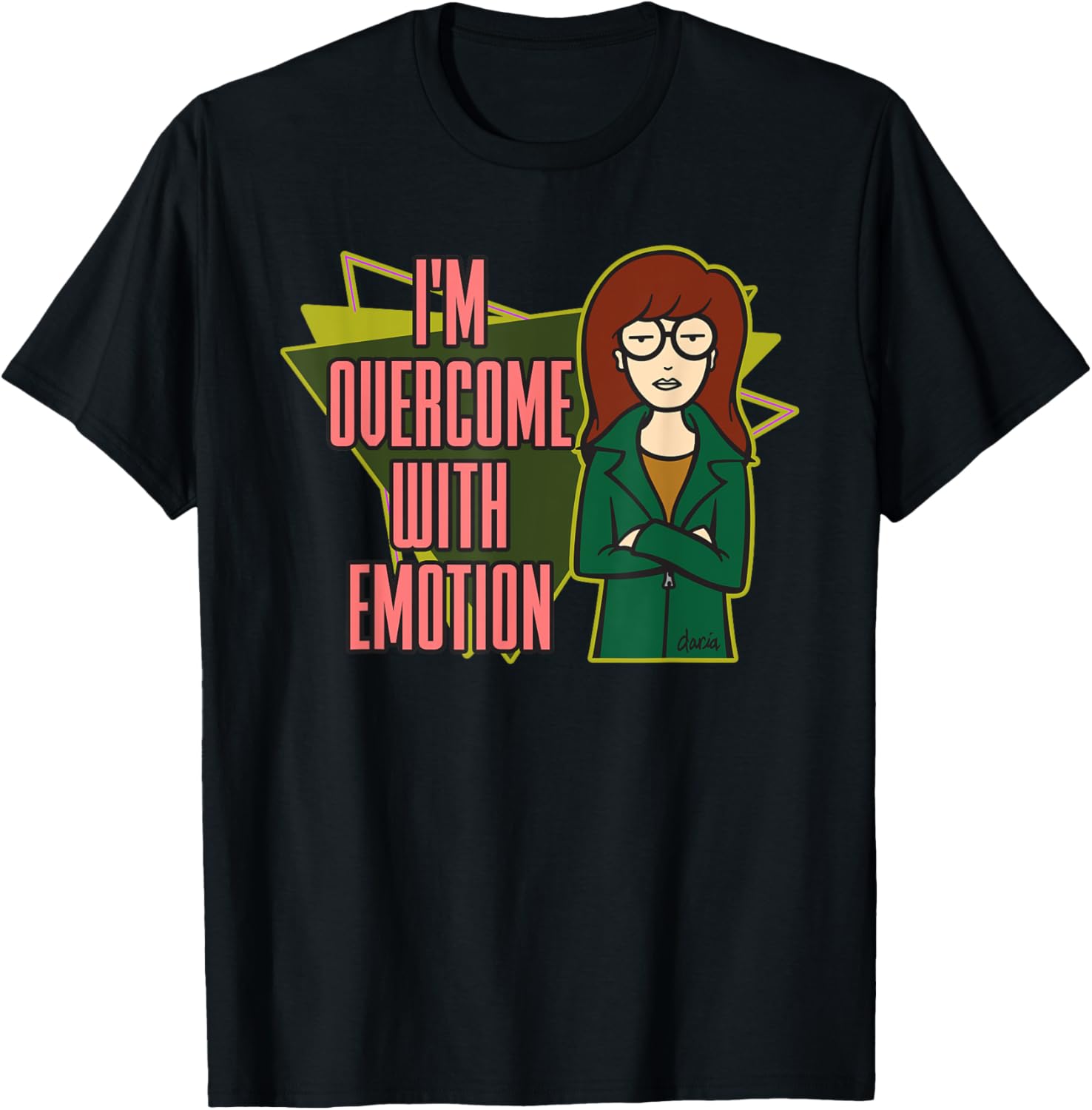 Mademark x Daria Emotion Graphic T-Shirt for Trendy Casual Style - 16