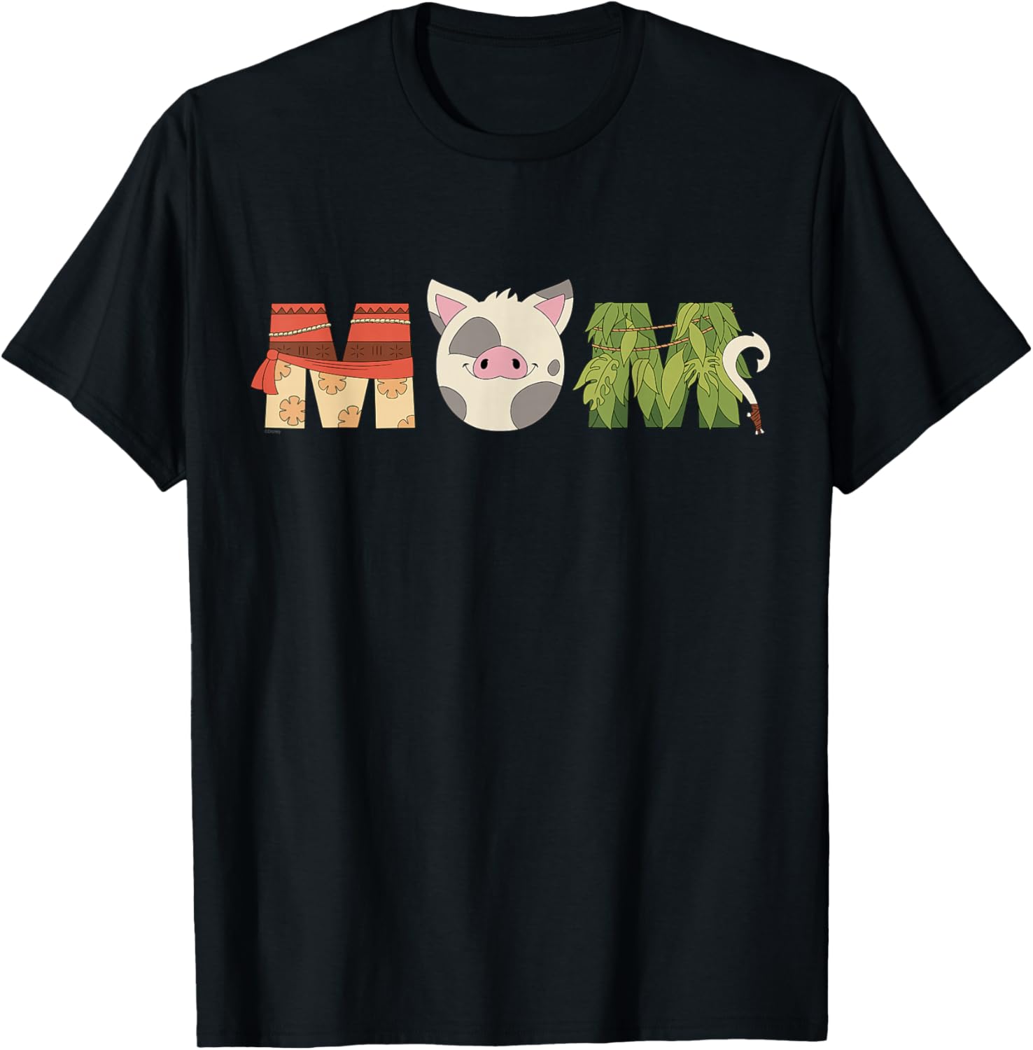Disney Moana Best Mom T-Shirt featuring Pua and Maui for Mother's Day - 18