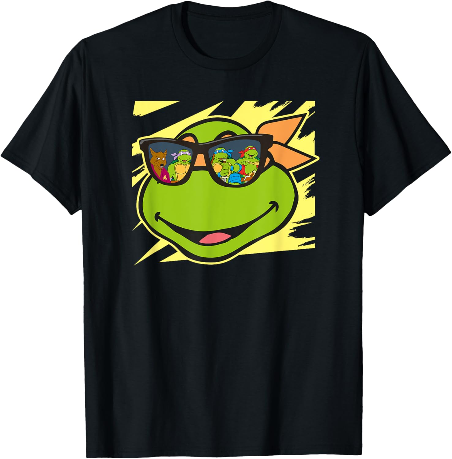 Mikey Reflection in Sunglasses T-Shirt - Mademark x TMNT Apparel - 5