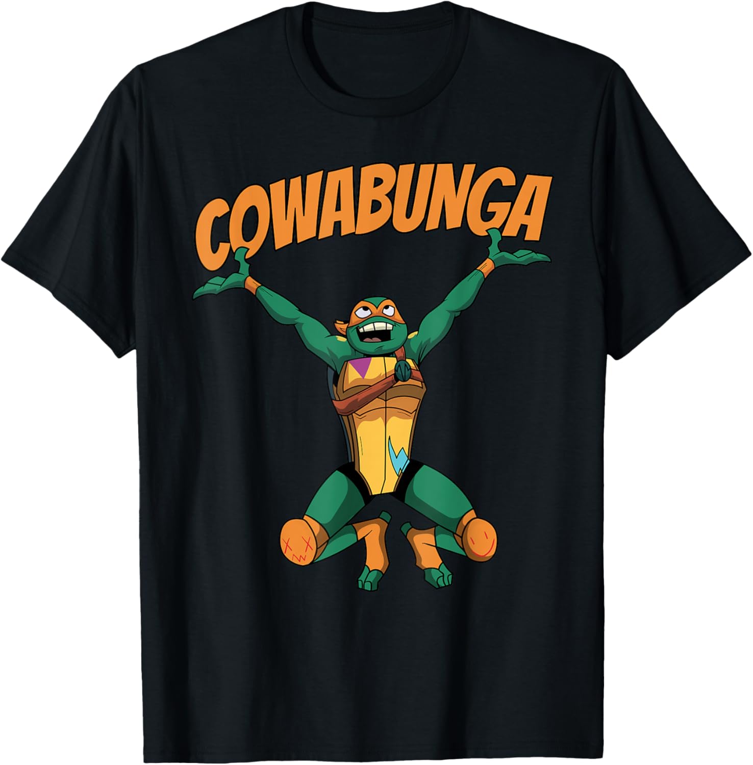 Mademark Teenage Mutant Ninja Turtles Mikey Cowabunga T-Shirt for Kids - 6