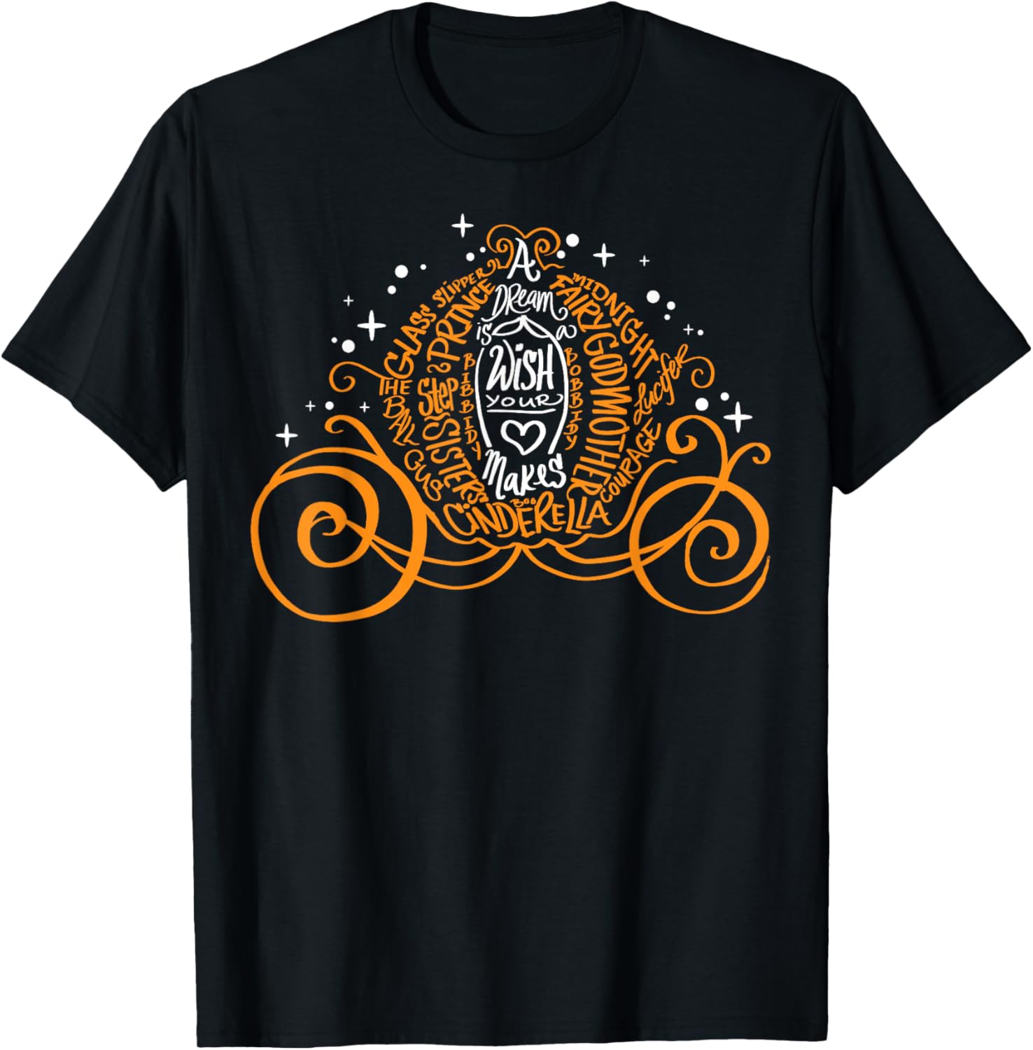Disney Cinderella Pumpkin Coach A Dream Is A Wish T-Shirt for Halloween - 8