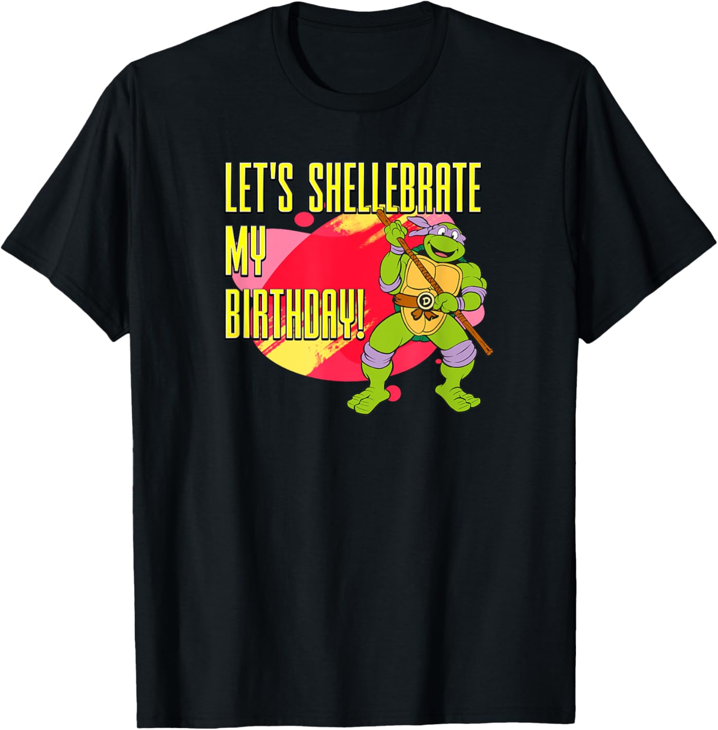 Mademark TMNT Donatello Birthday T-Shirt Perfect for Shell-ebrating! - 2