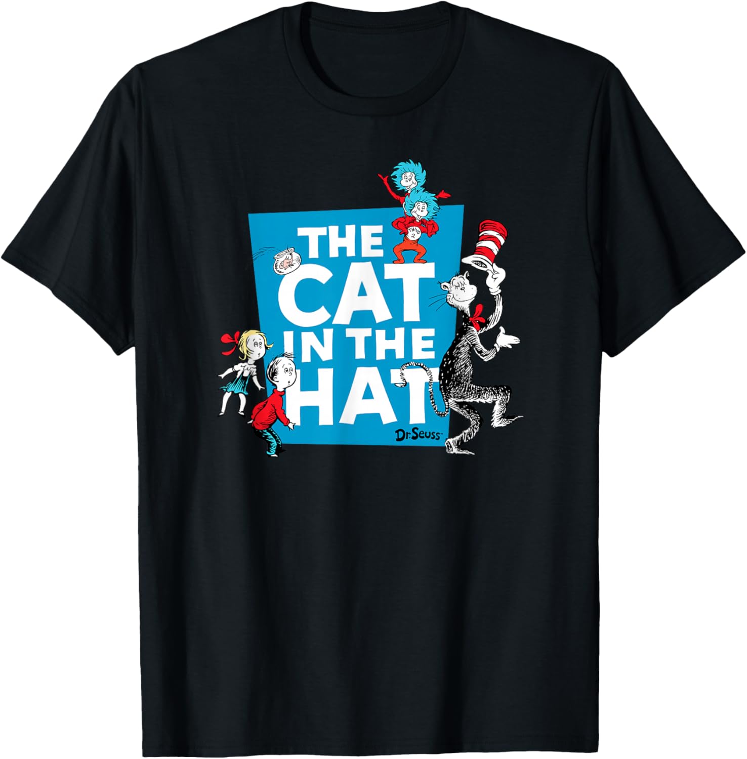 Dr. Seuss Cat in the Hat Characters T-Shirt for Kids and Adults - 13