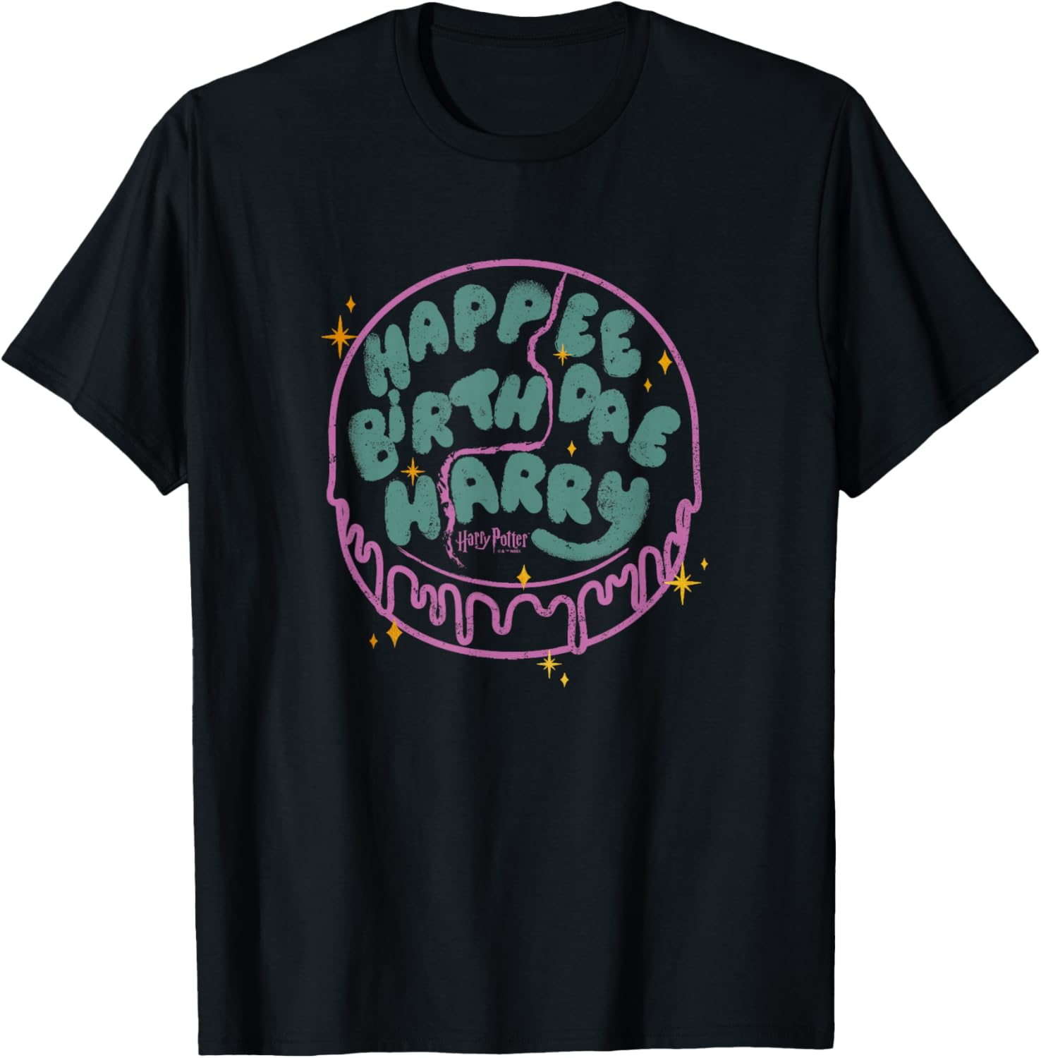 Harry Potter Happee Birthdae Retro T-Shirt for Magical Celebrations - 9