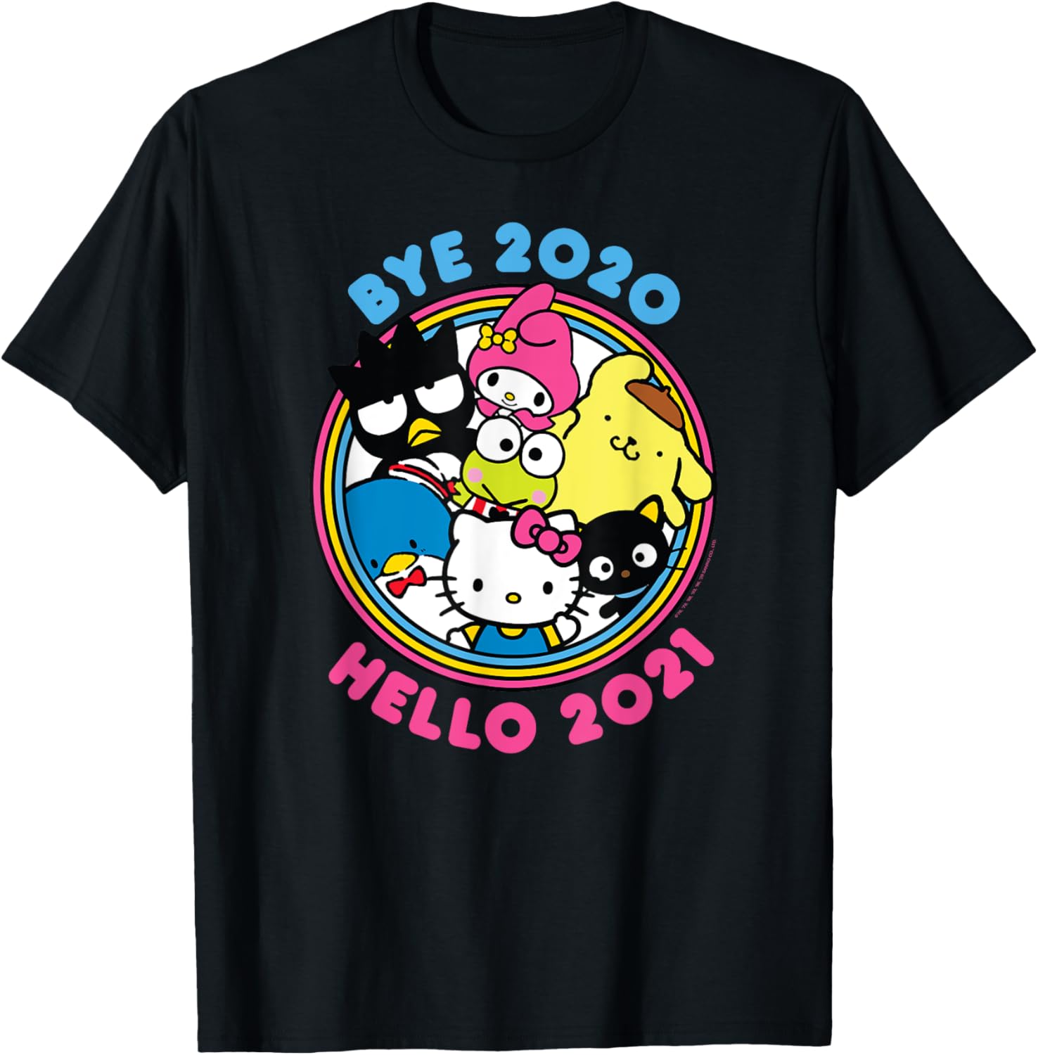 Hello Kitty New Year's T-Shirt 2021 for Kids and Friends Celebrations - 7