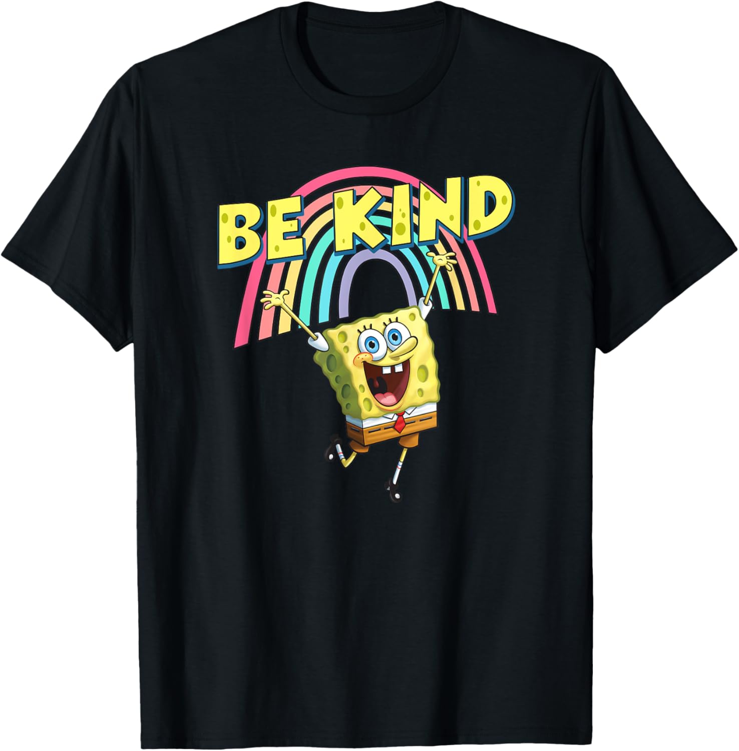 Mademark SpongeBob SquarePants Be Kind Rainbow T-Shirt for Everyone - 17