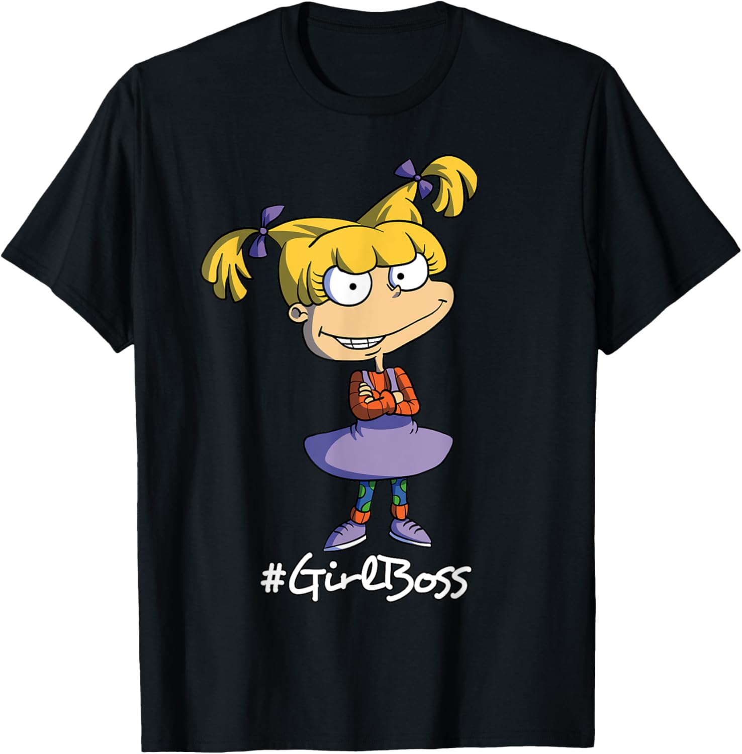 Mademark x Rugrats Angelica Pickles Girl Boss T-Shirt for Kids - 21