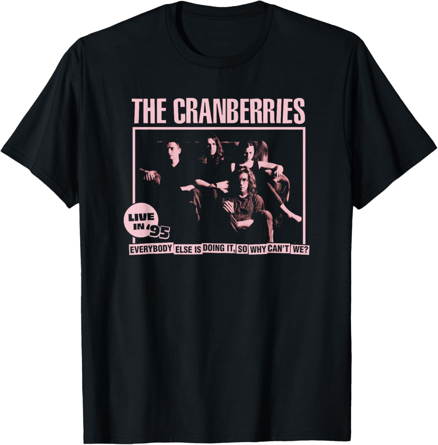 Cranberries Live in 95 Vintage Band T-Shirt for Music Lovers - 1