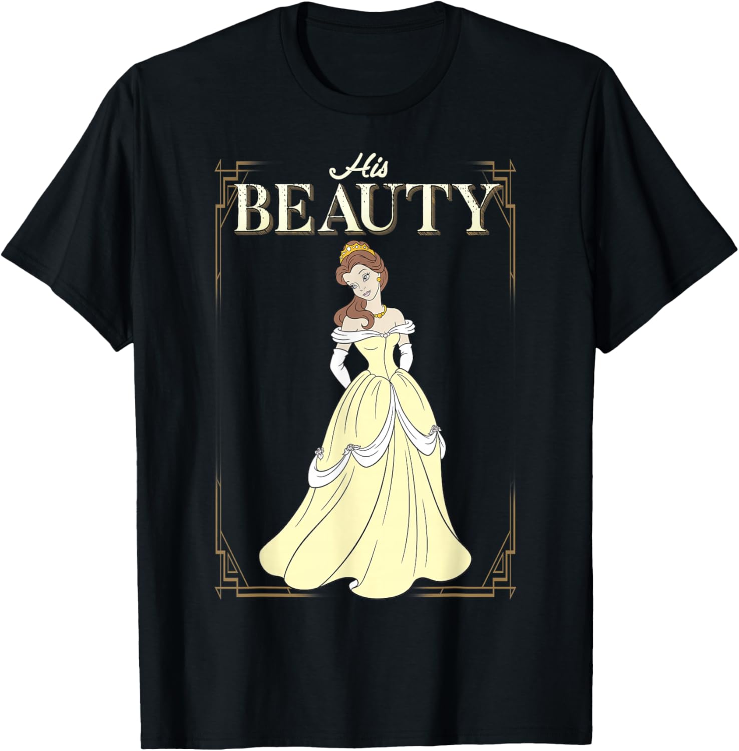 Disney Beauty and the Beast Belle Vintage Frame T-Shirt for Fans - 2