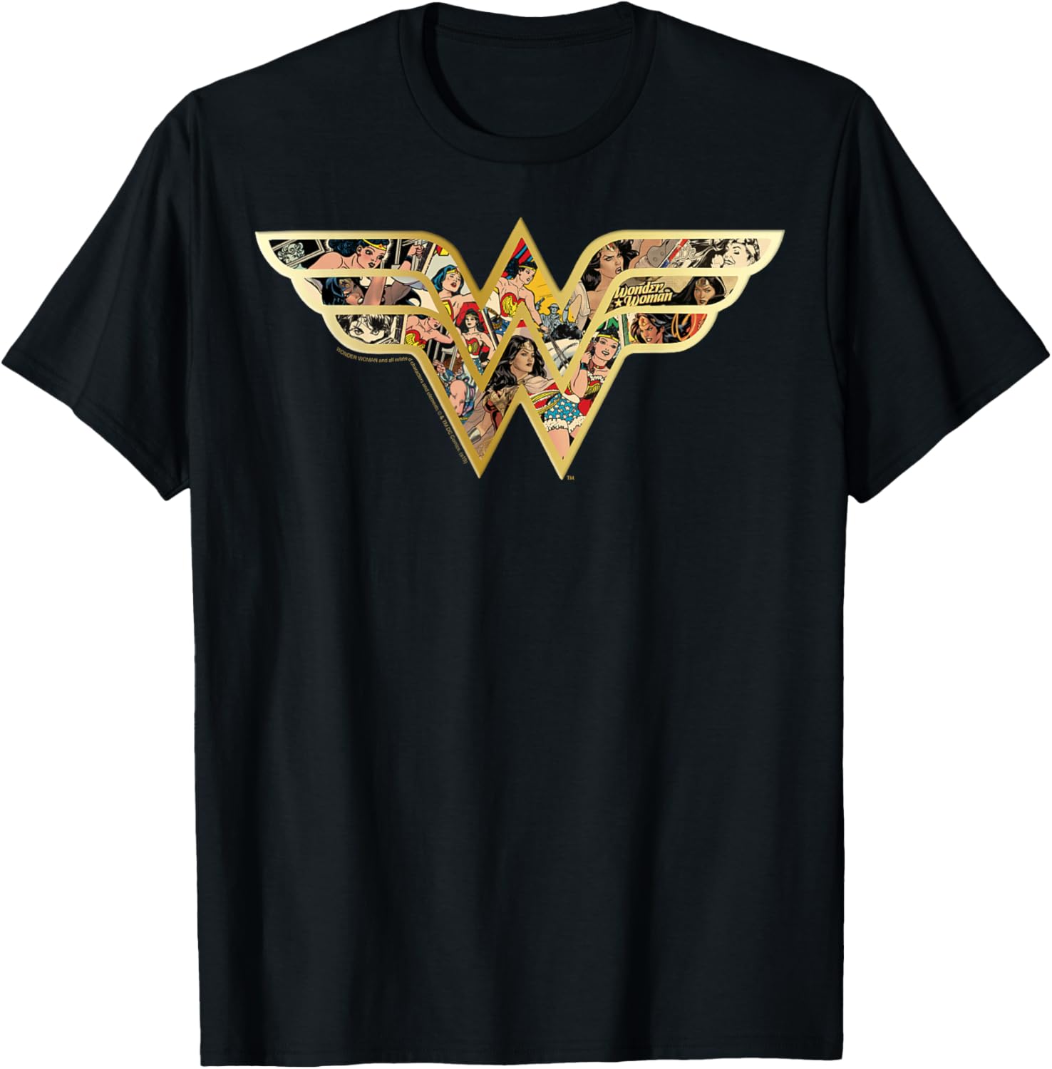 Wonder Woman Superhero Comic Logo T-Shirt for Fans and Collectors - 6