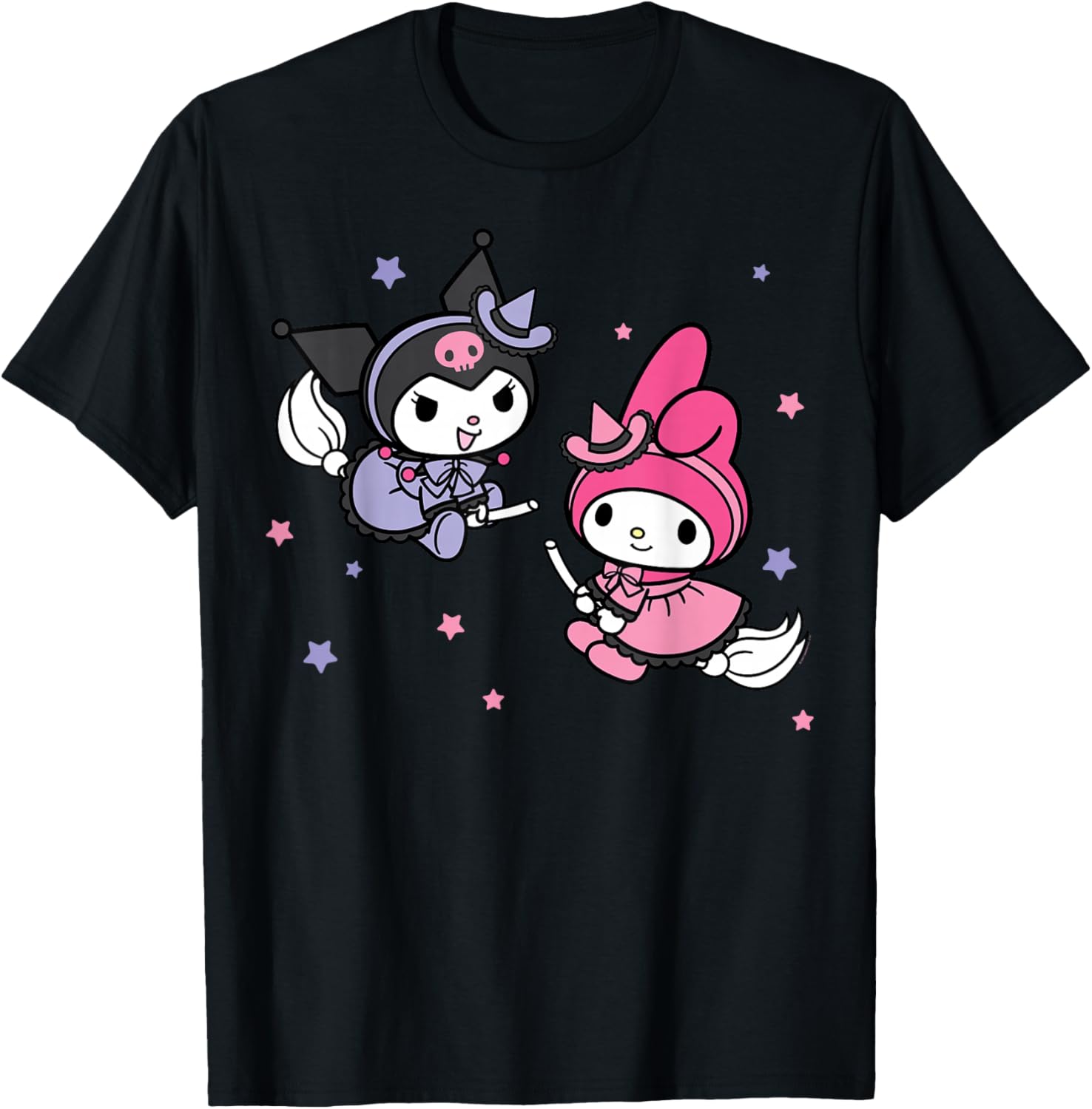 My Melody Kuromi Little Witches Halloween T-Shirt for Kids and Adults - 11