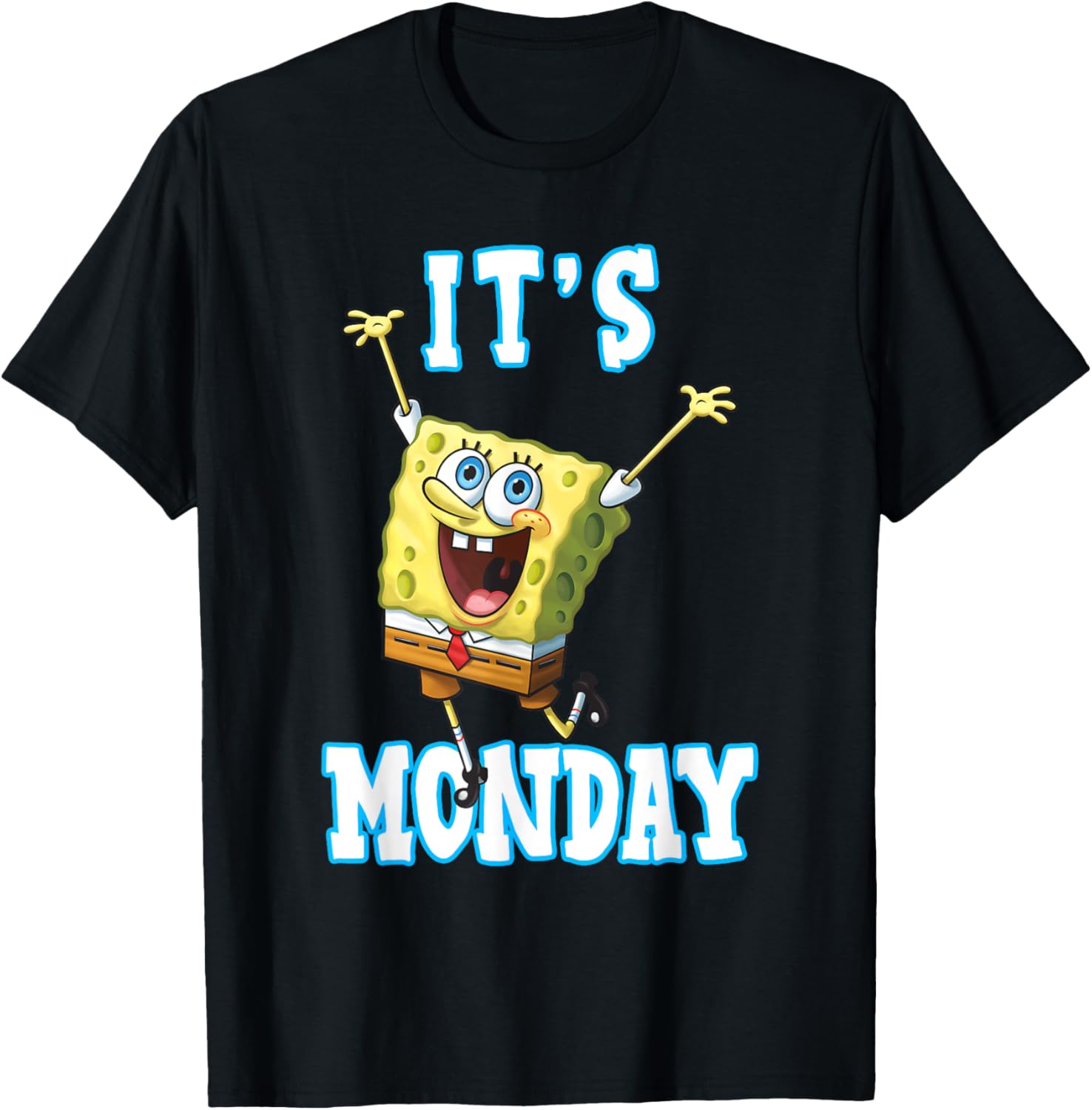 Mademark SpongeBob SquarePants It's Monday T-Shirt for Fun Casual Wear - 14