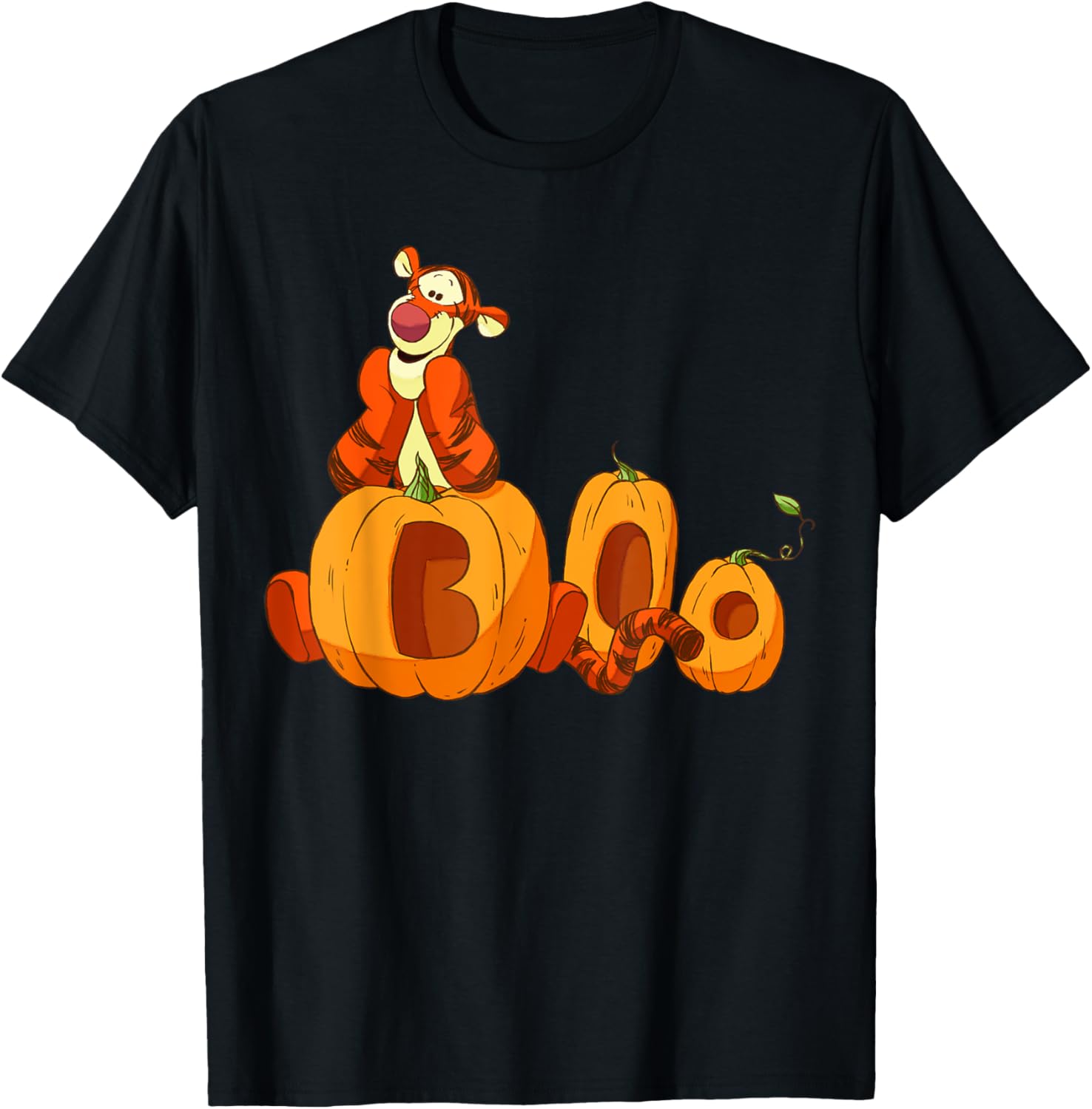 Disney Halloween Tigger Boo Pumpkin T-Shirt for Kids and Adults - 4