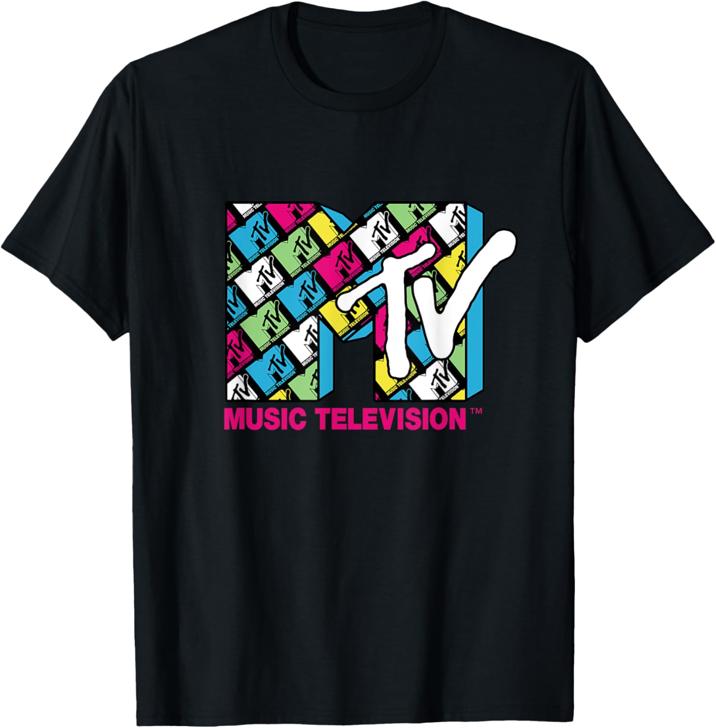 MTV Logo Colorful Mini Logos T-Shirt by Mademark - Trendy Casual Wear - 9