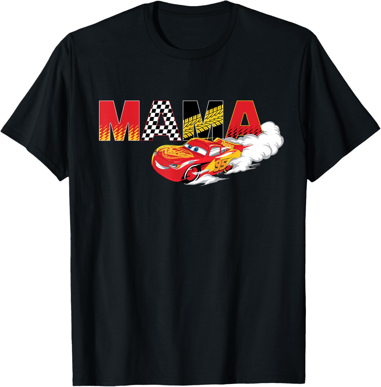 Disney Pixar Cars Mama Birthday Gift T-Shirt for Mother's Day Joy - 3