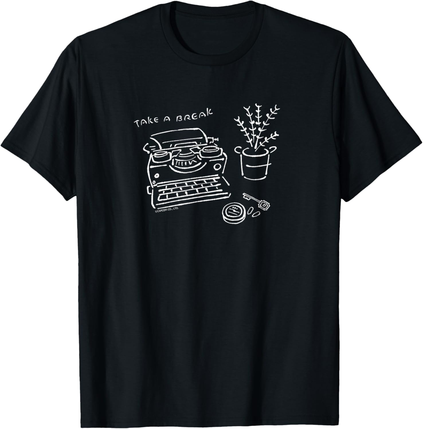 RESIDENT EVIL Line Art A T-Shirt for Fans of Gaming and Style - 9