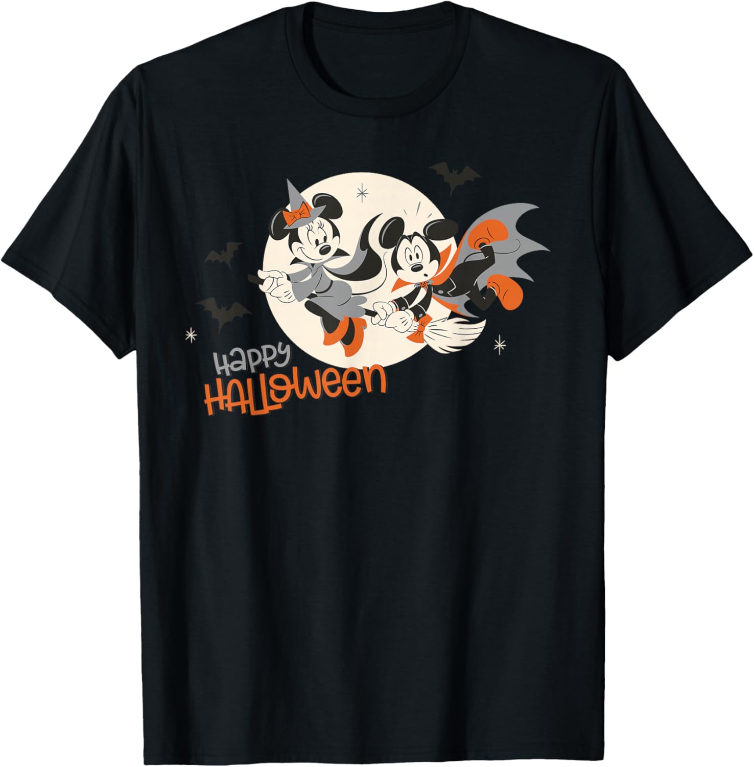 Disney Halloween Minnie and Mickey Flying T-Shirt for Kids and Adults - 4