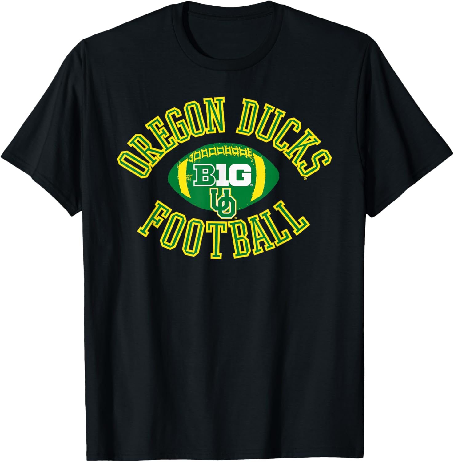 Oregon Ducks Big 10 Football Huddle Officially Licensed Tshirt for Fans - 1