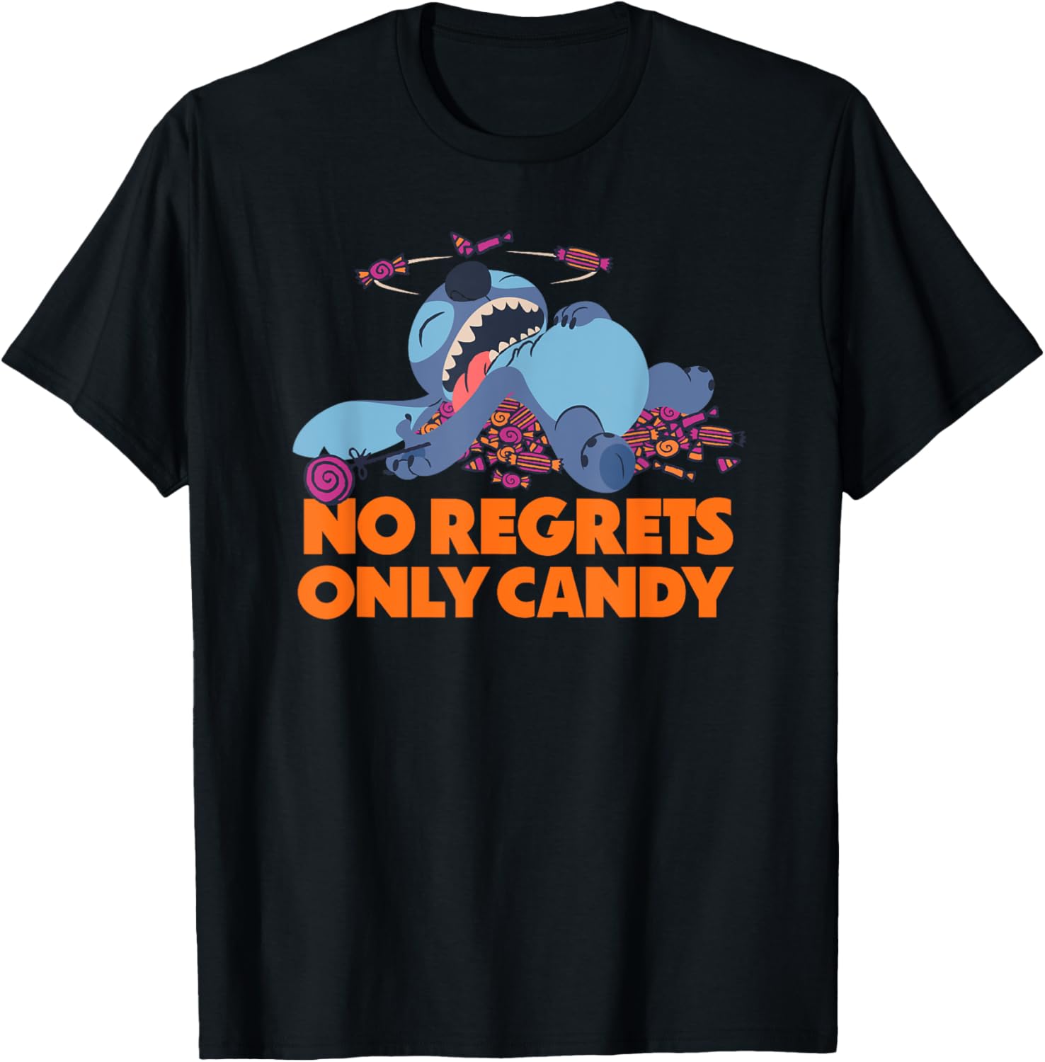 Amazon Essentials Halloween No Regrets Only Candy T-Shirt for Fun Celebrations - 3