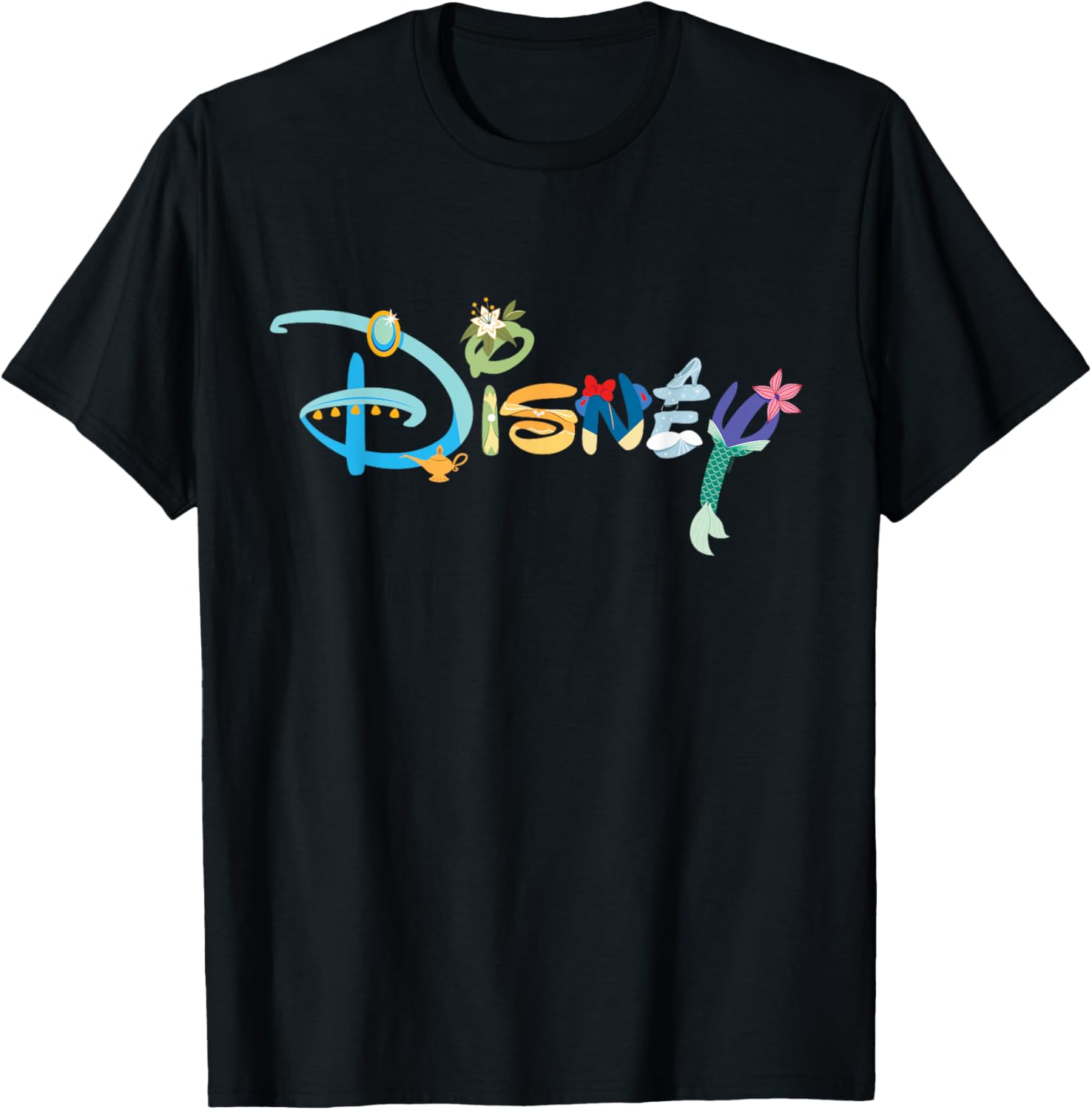Disney Princess Classic Logo T-Shirt for Kids and Adults, Stylish Gift - 6