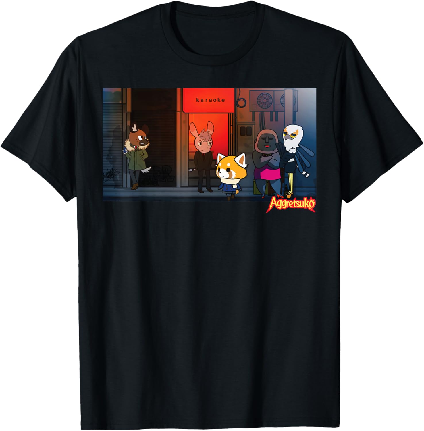 Aggretsuko Season 2 Karaoke Night T-Shirt for Fun Fashion Lovers - 14