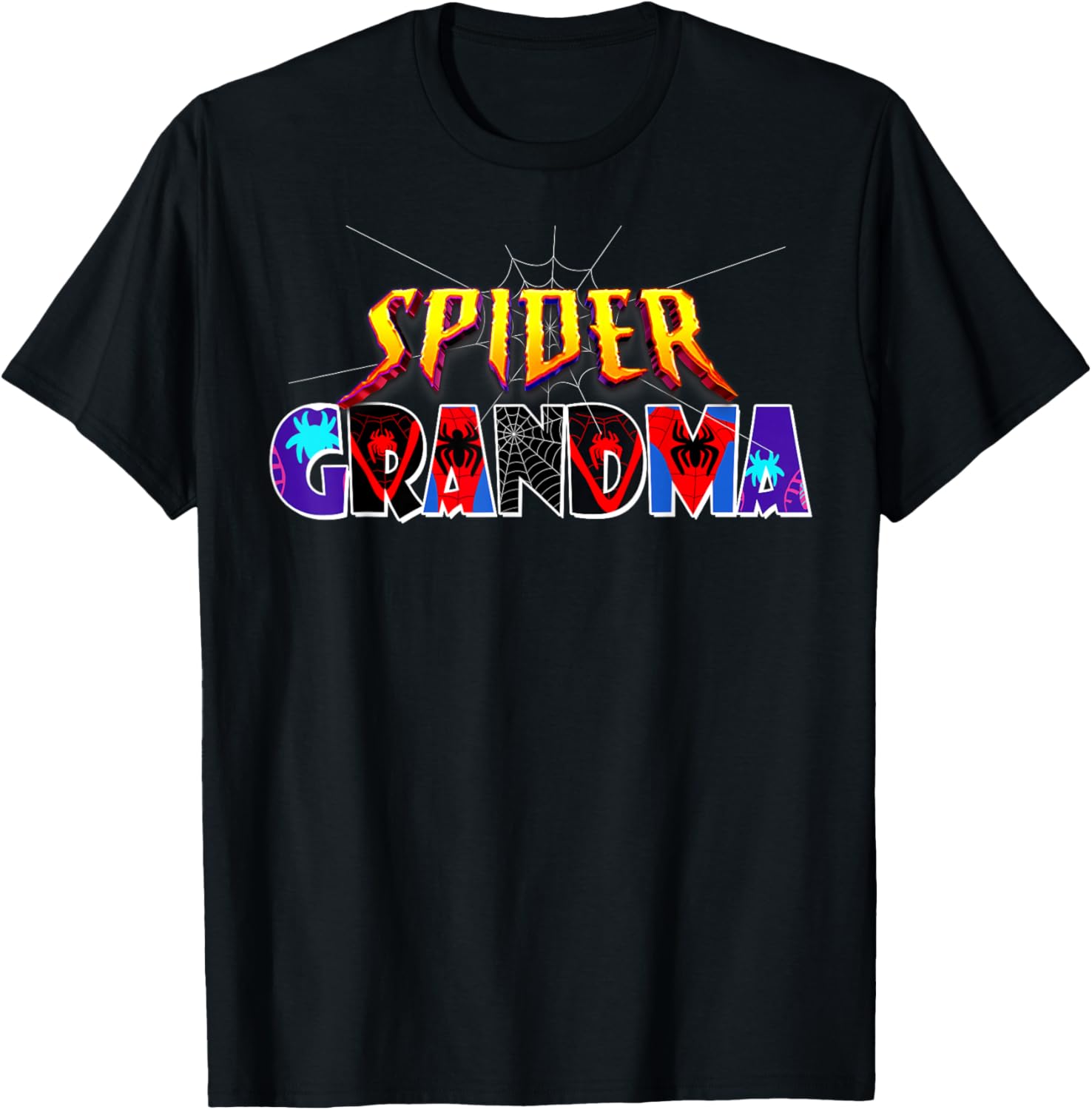 Cute Spider Grandma Shirt for Birthday Mothers Day and Halloween Fun - 7