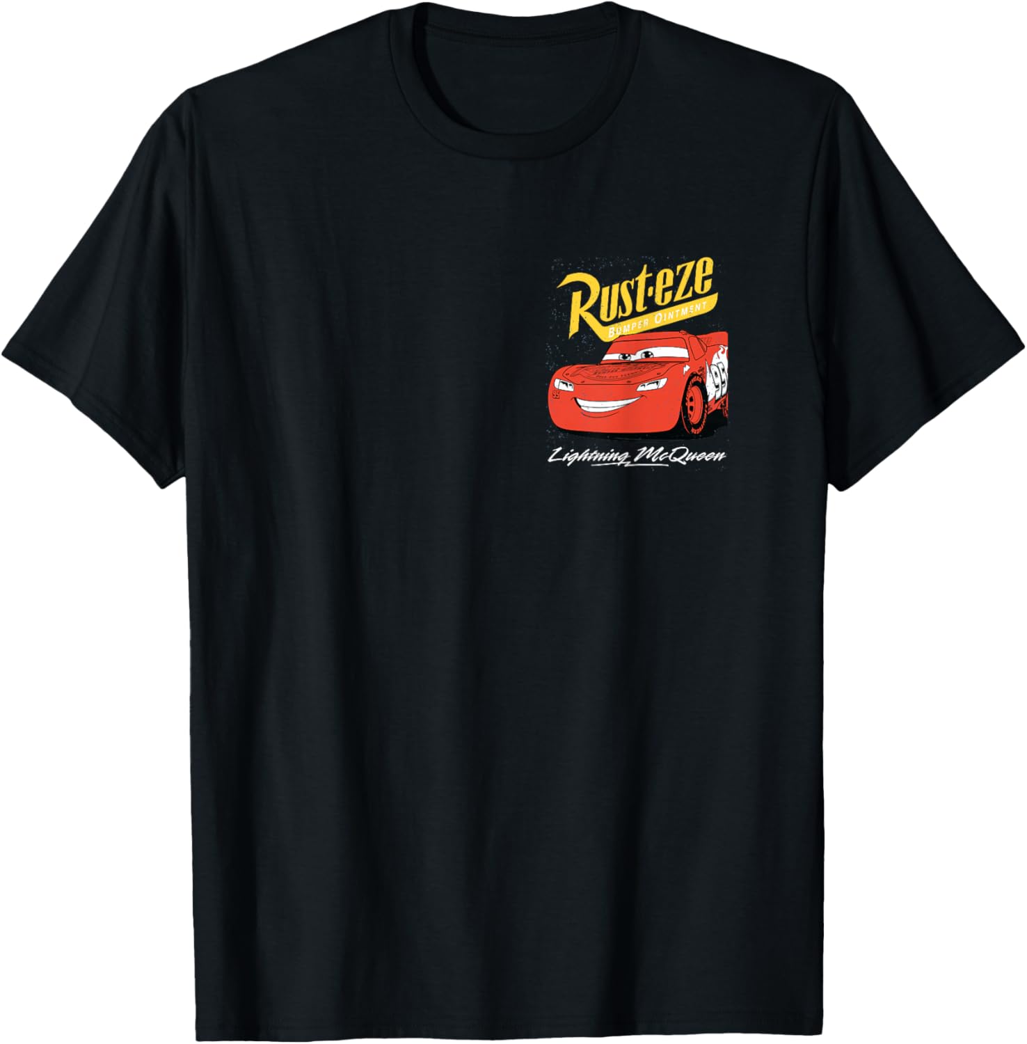 Vintage Lightning McQueen Rusteze T-Shirt for Disney Pixar Cars Fans - 8