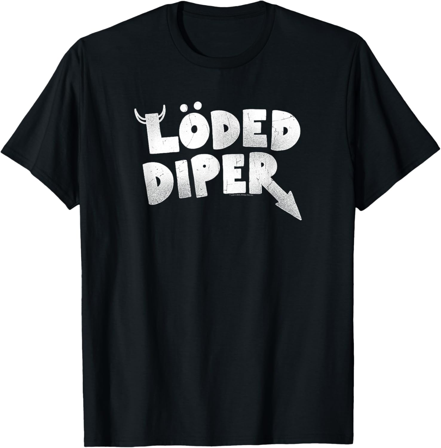 Wimpy Kid LÖDED DIPER Distressed Logo T-Shirt for Fun Style - 10