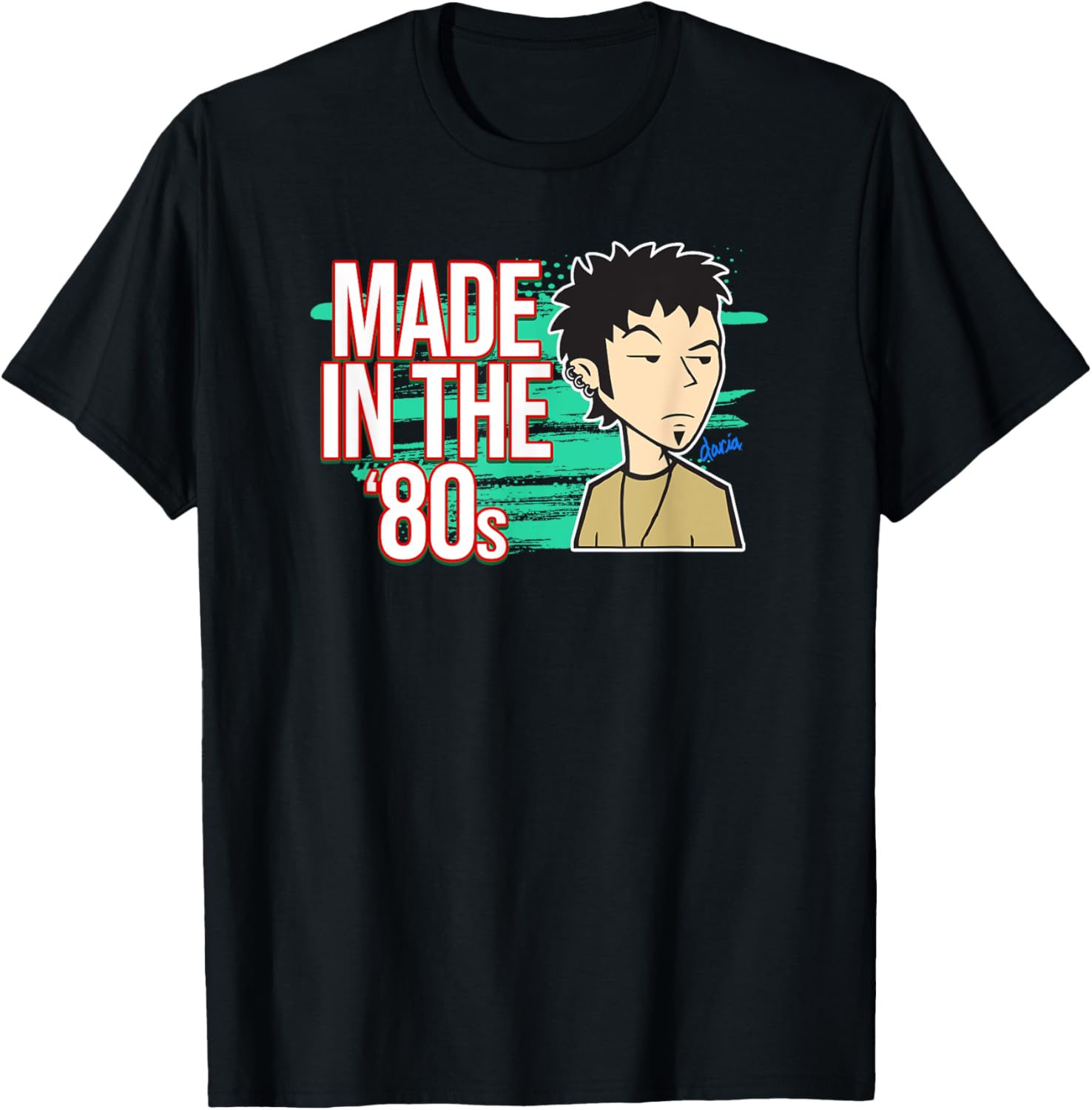 Mademark x Daria Trent Lane 80s Themed T-Shirt for Retro Style Fans - 4