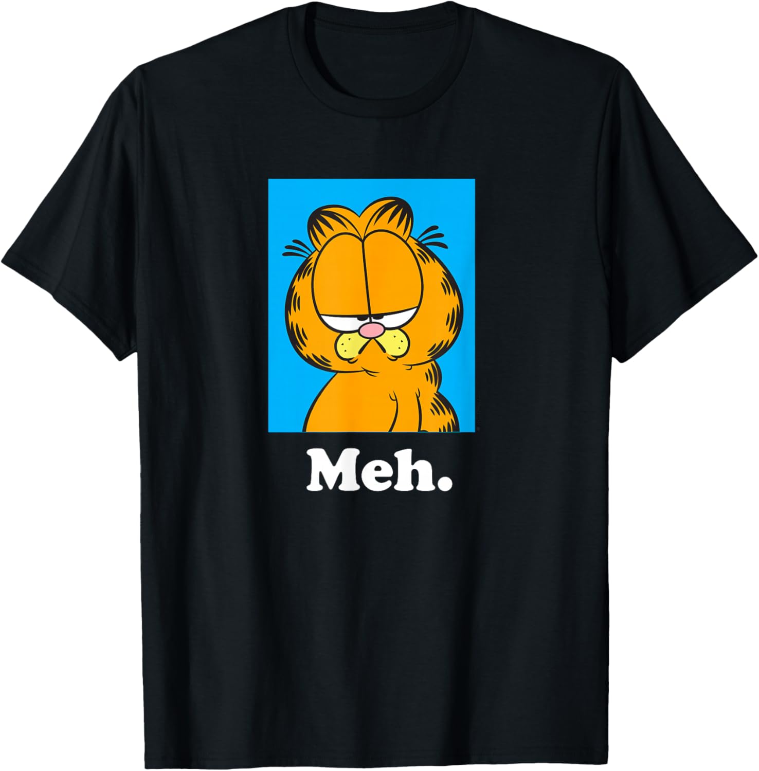 Garfield Meh T-Shirt for Fun Lovers - Stylish Apparel for All Ages - 9
