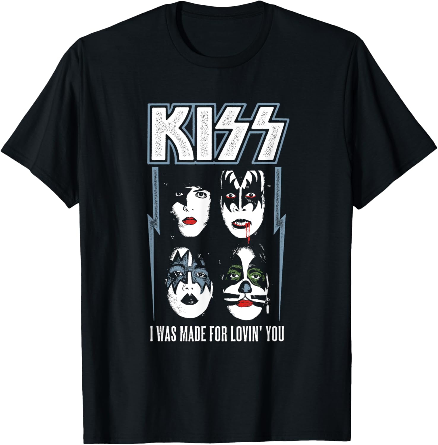 KISS I Was Made For Loving You T-Shirt for Music Lovers and Fans - 1
