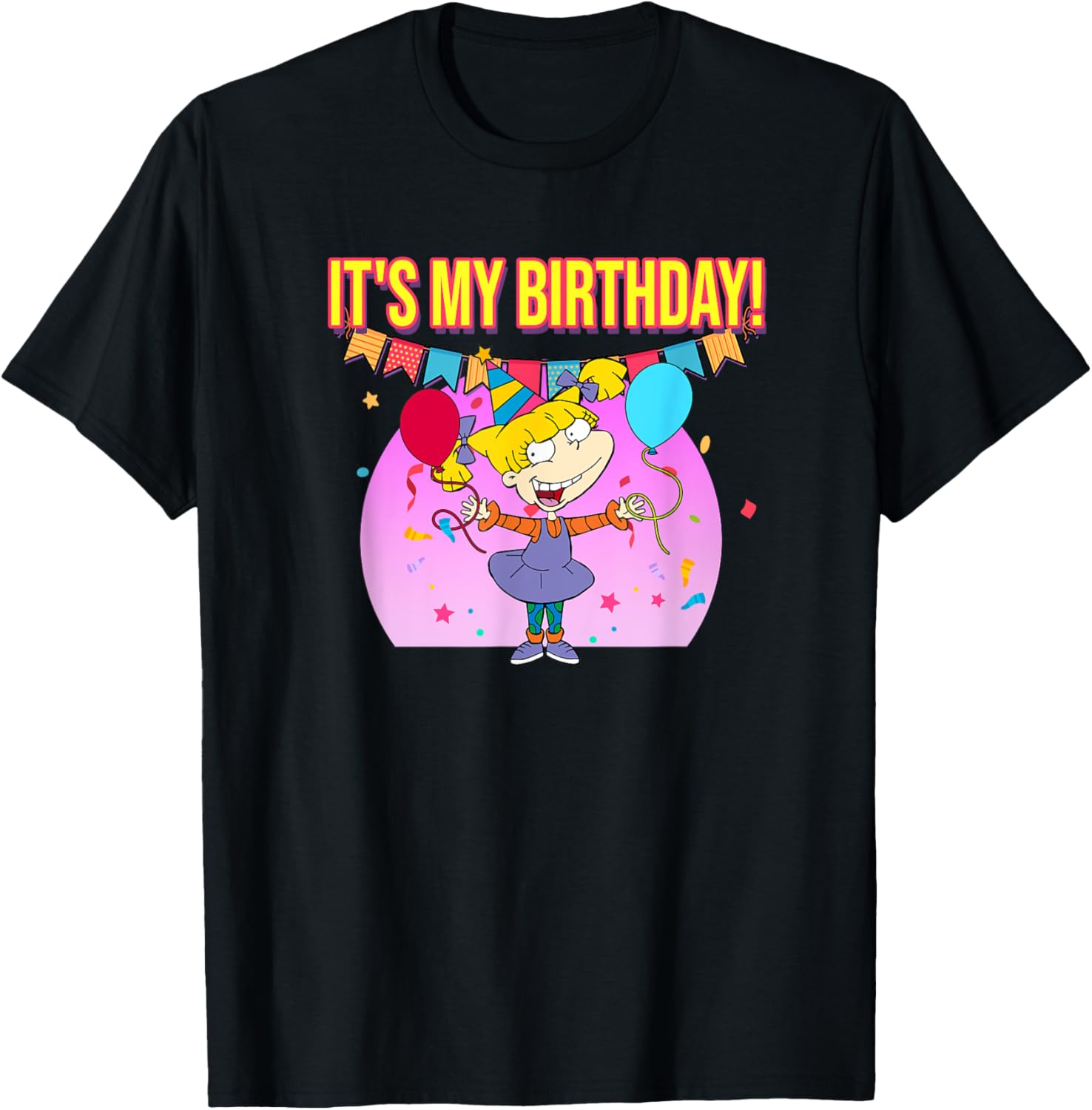Mademark x Rugrats Angelica Pickles Birthday T-Shirt Fun Kids Apparel - 1