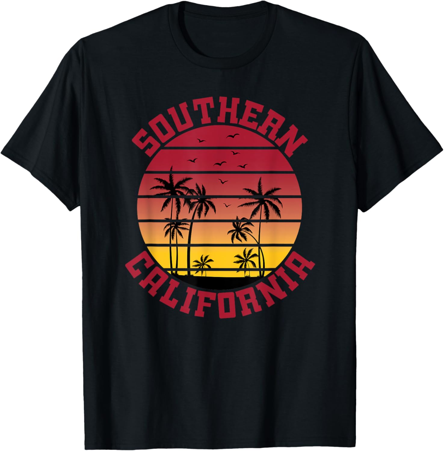 USC Southern California Palm Trees T-Shirt for Sports Fans and Outdoors - 7