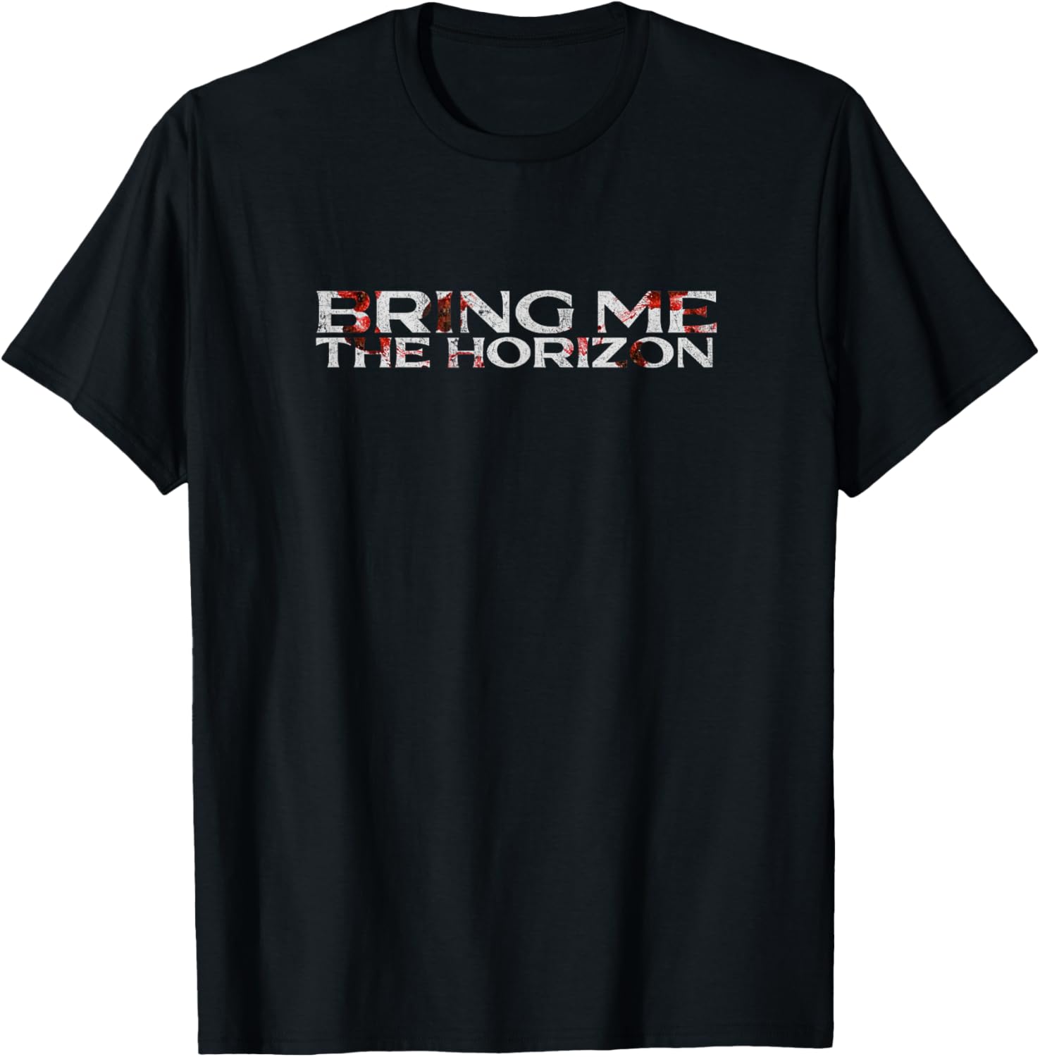 Bring Me the Horizon Bloody Spell-out Logo T-Shirt for Fans and Collectors - 1
