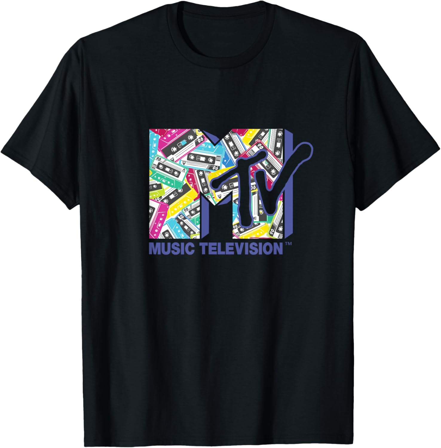 Mademark x MTV 80s Logo T-Shirt with Classic Tapes - Retro Style Apparel - 20