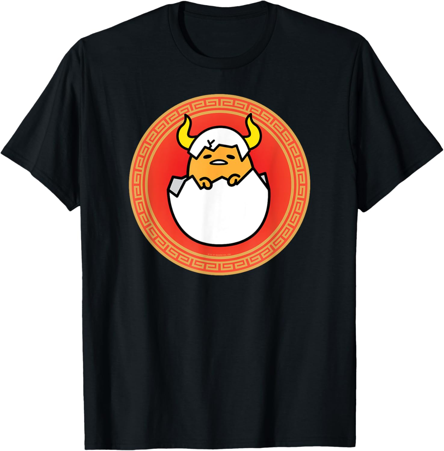 Gudetama Year of the Ox 2021 Lunar New Year T-Shirt for Fun Fashion - 9