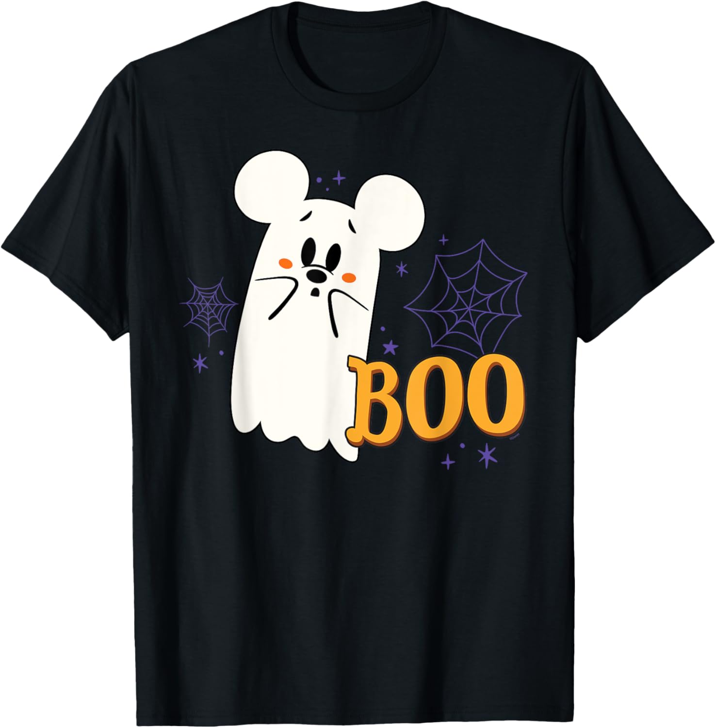 Cute Mickey Mouse Halloween Ghost T-Shirt for Kids and Adults - 1